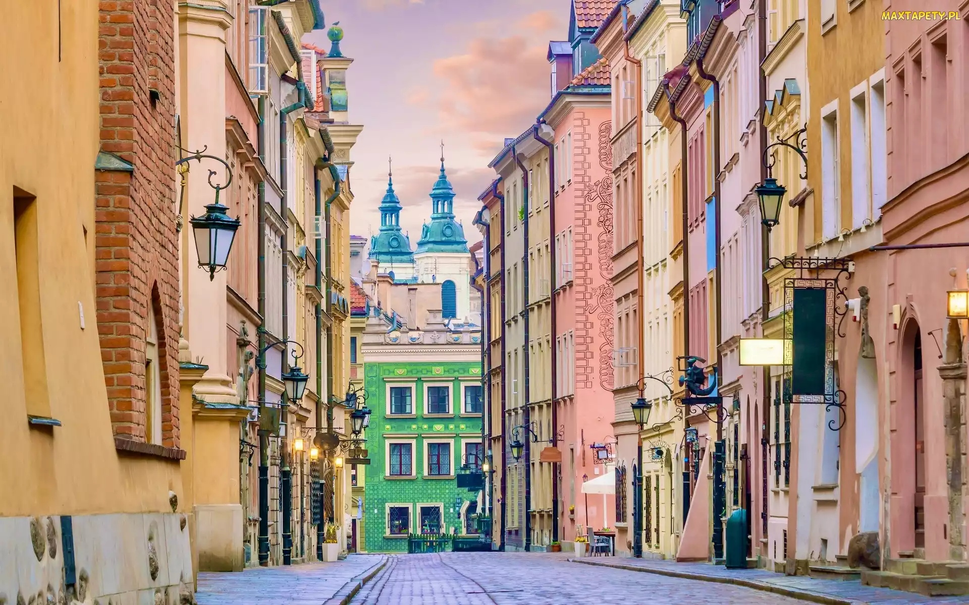 Kamienice, Domy, Warszawa, Polska, Stare Miasto, Ulica