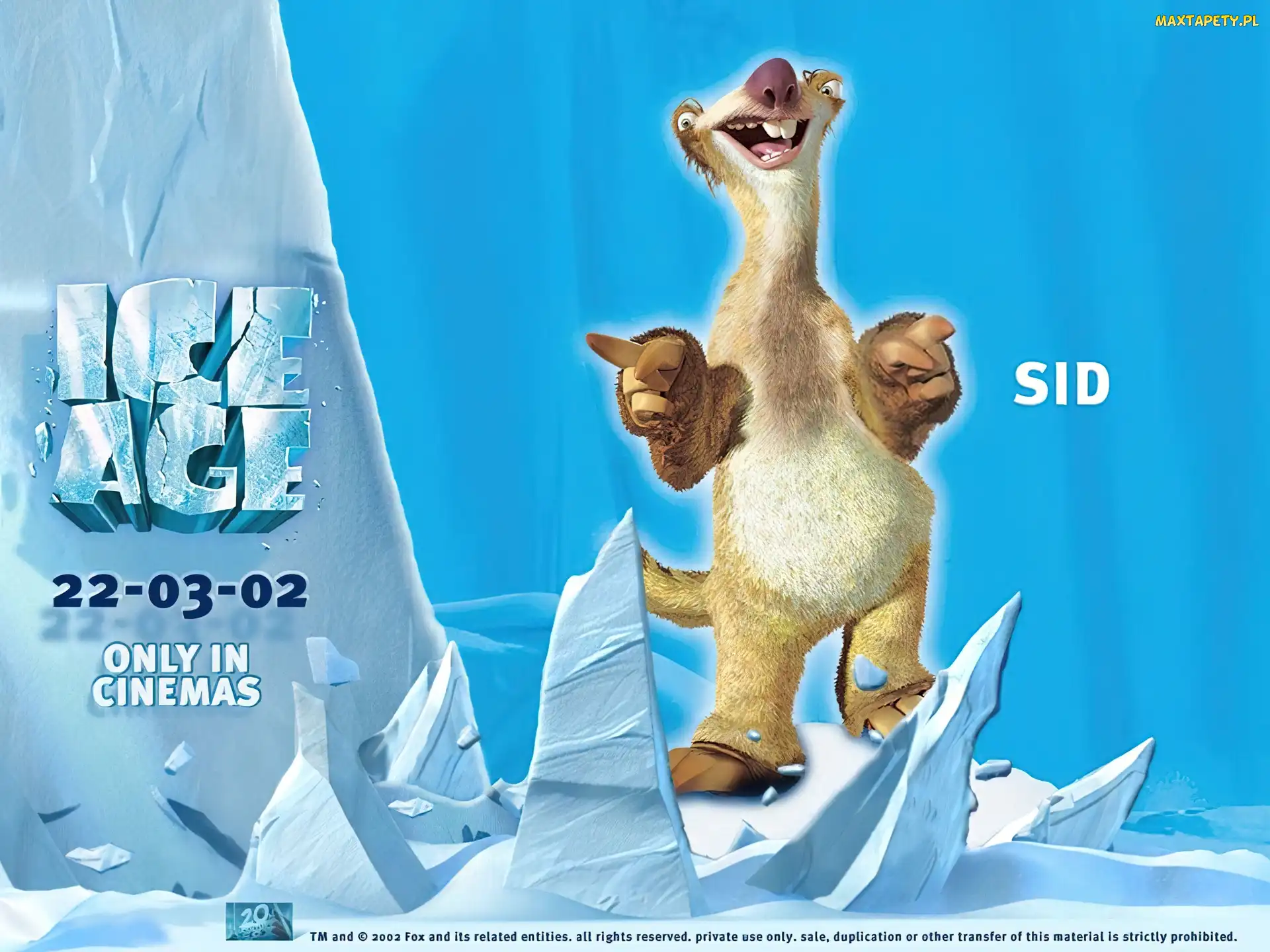 Sid, Ice Age, Epoka lodowcowa