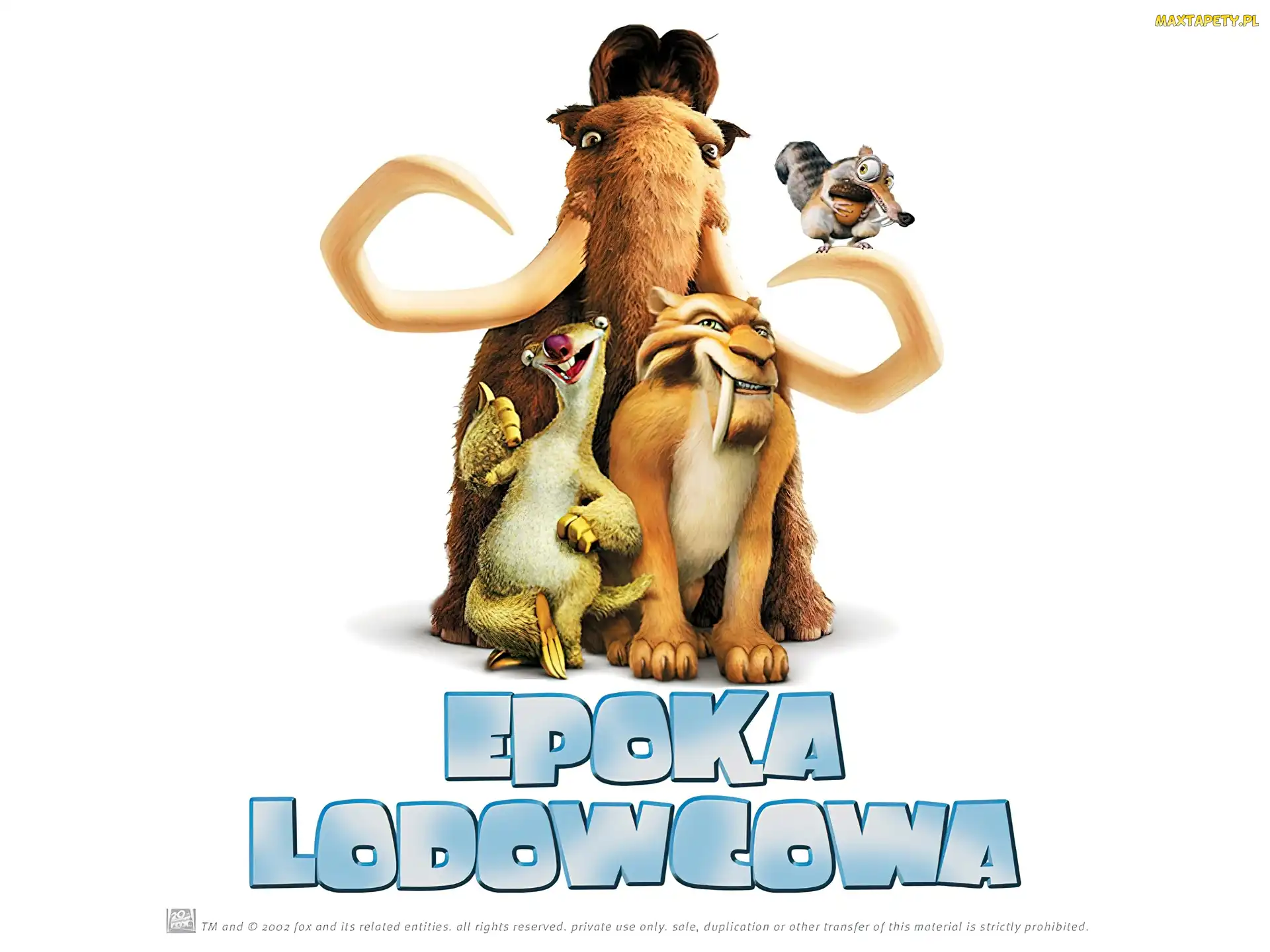 Ice Age, postacie, Epoka lodowcowa