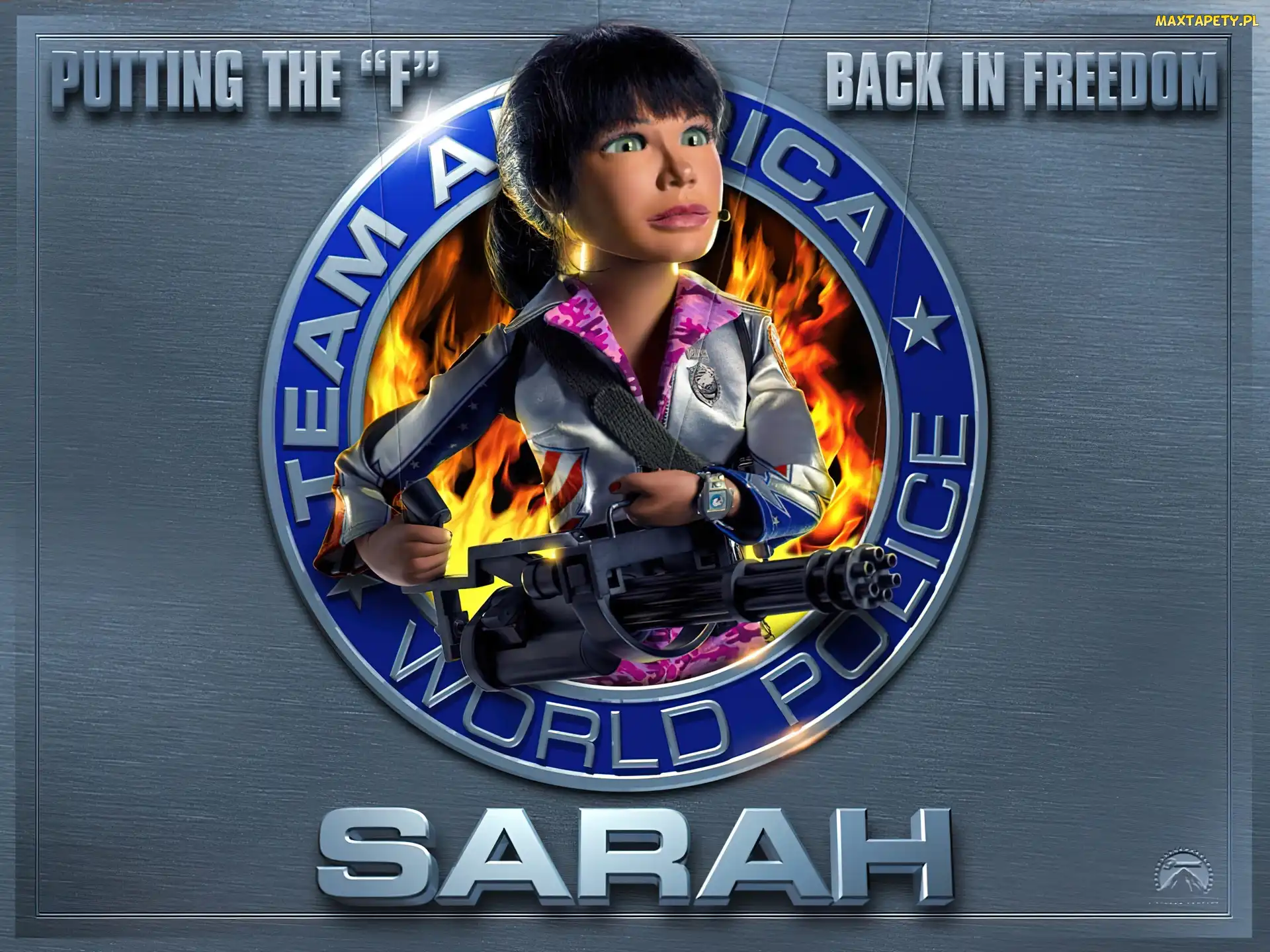 Ekipa Ameryka - Policjanci z jajami, Team America World Police, Sarah