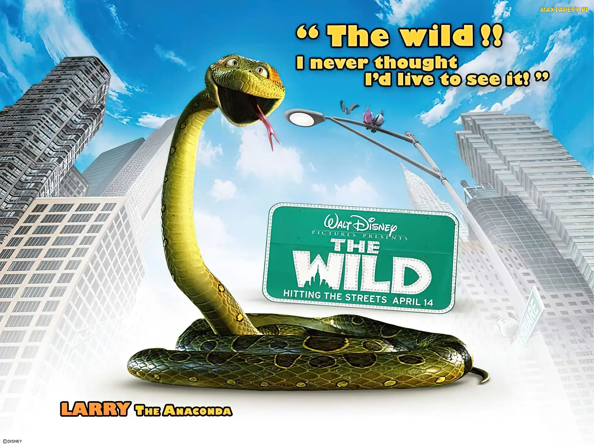 The Wild, Dżungla, Larry, wąż
