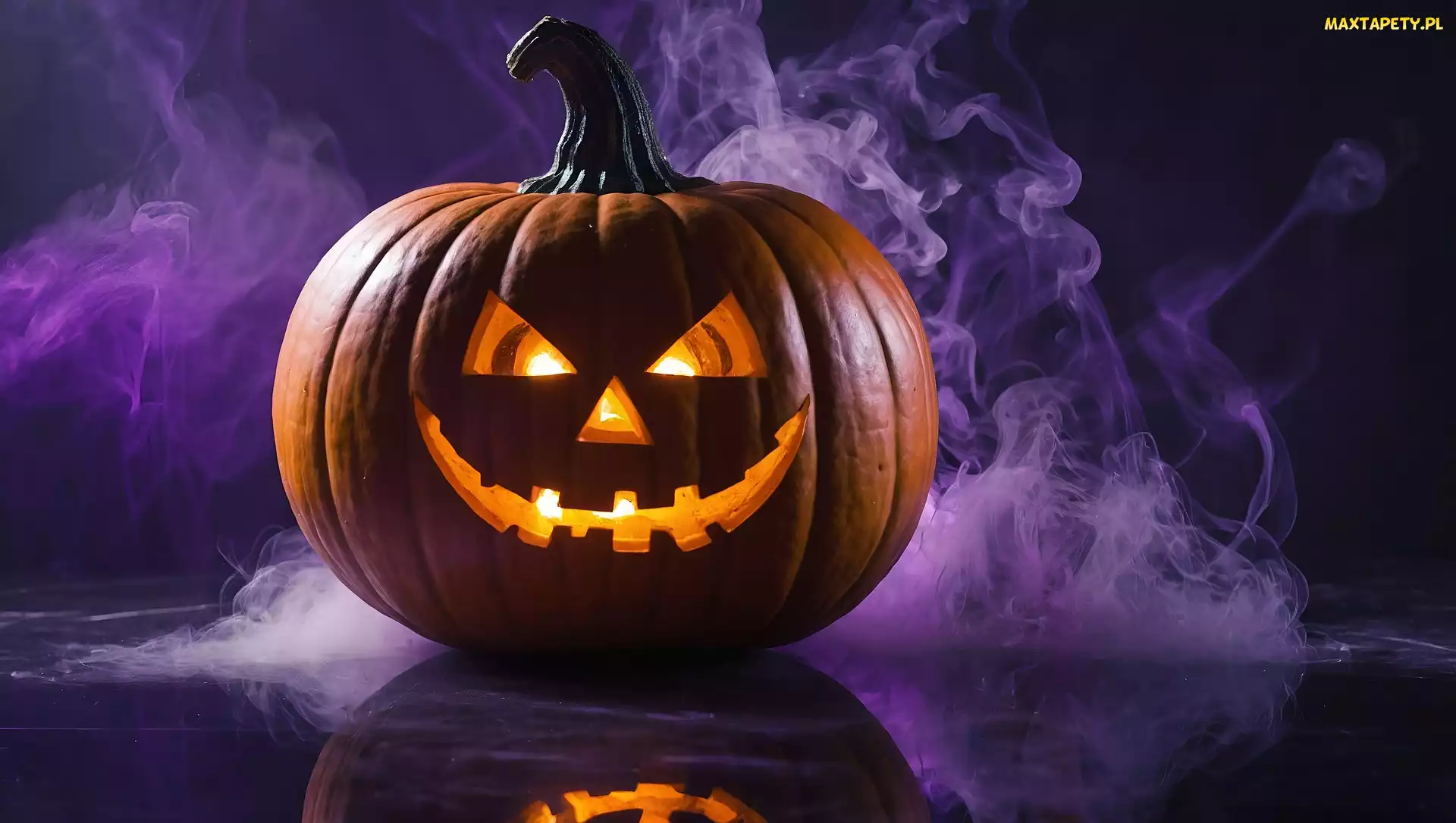 Dym, Światło, Dynia, Halloween