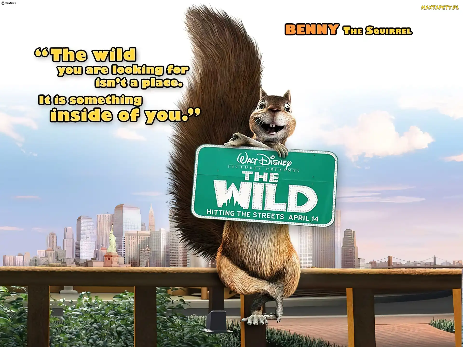 The Wild, Dżungla, Benny, Film animowany