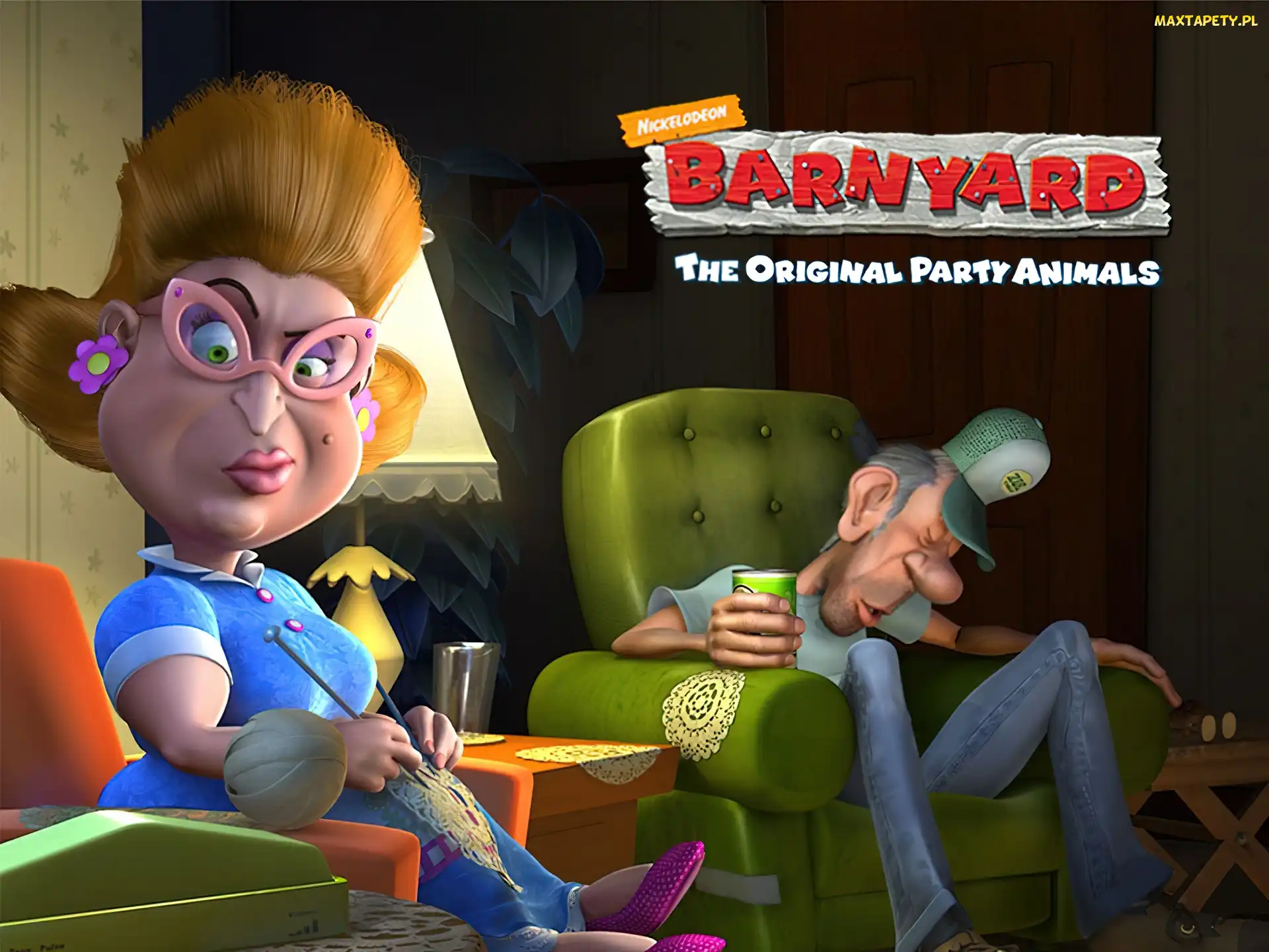 pokój, postacie, Barnyard, Krowy na wypasie