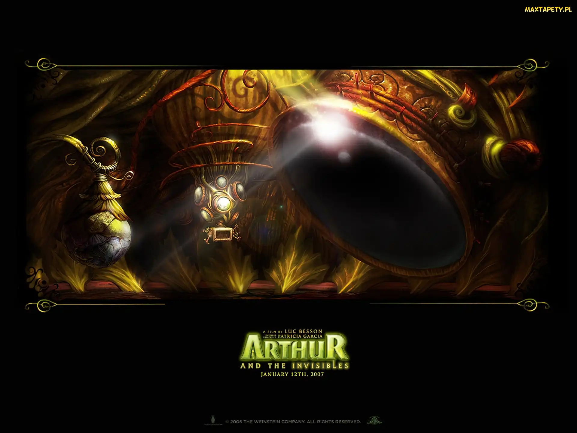 Arthur and the Invisibles, światło, Artur i Minimki