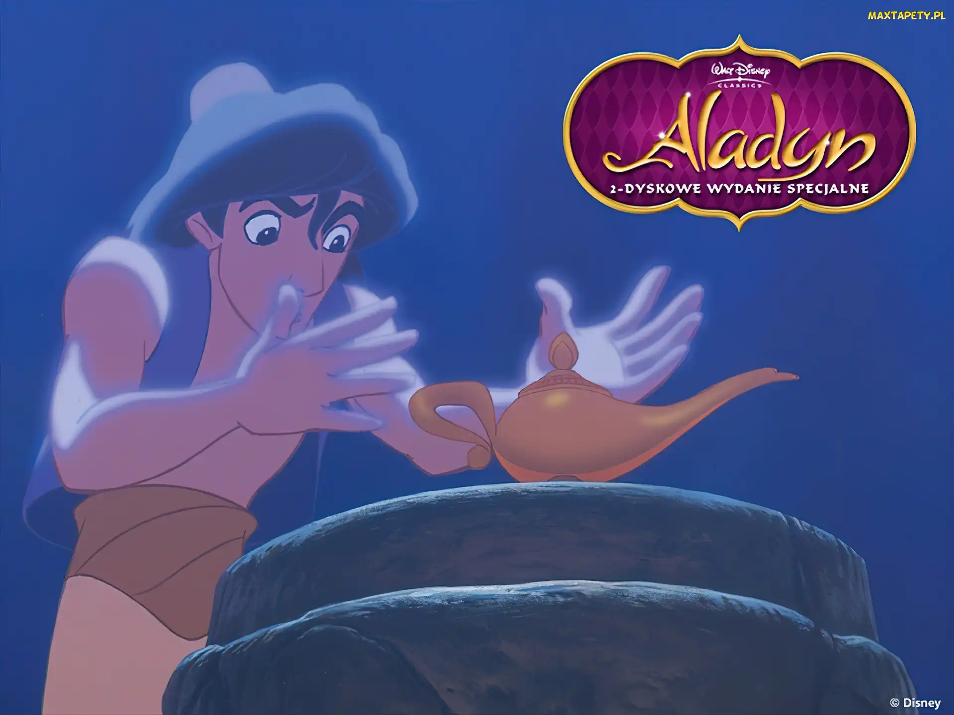 Aladyn, Aladdin, lampa