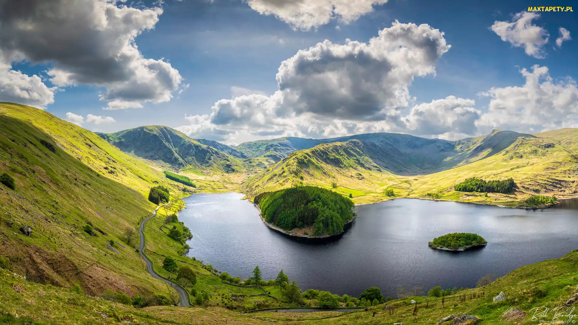 Anglia, Kumbria, Jezioro Haweswater, Park Narodowy Lake District, Dolina Mardale, Góry