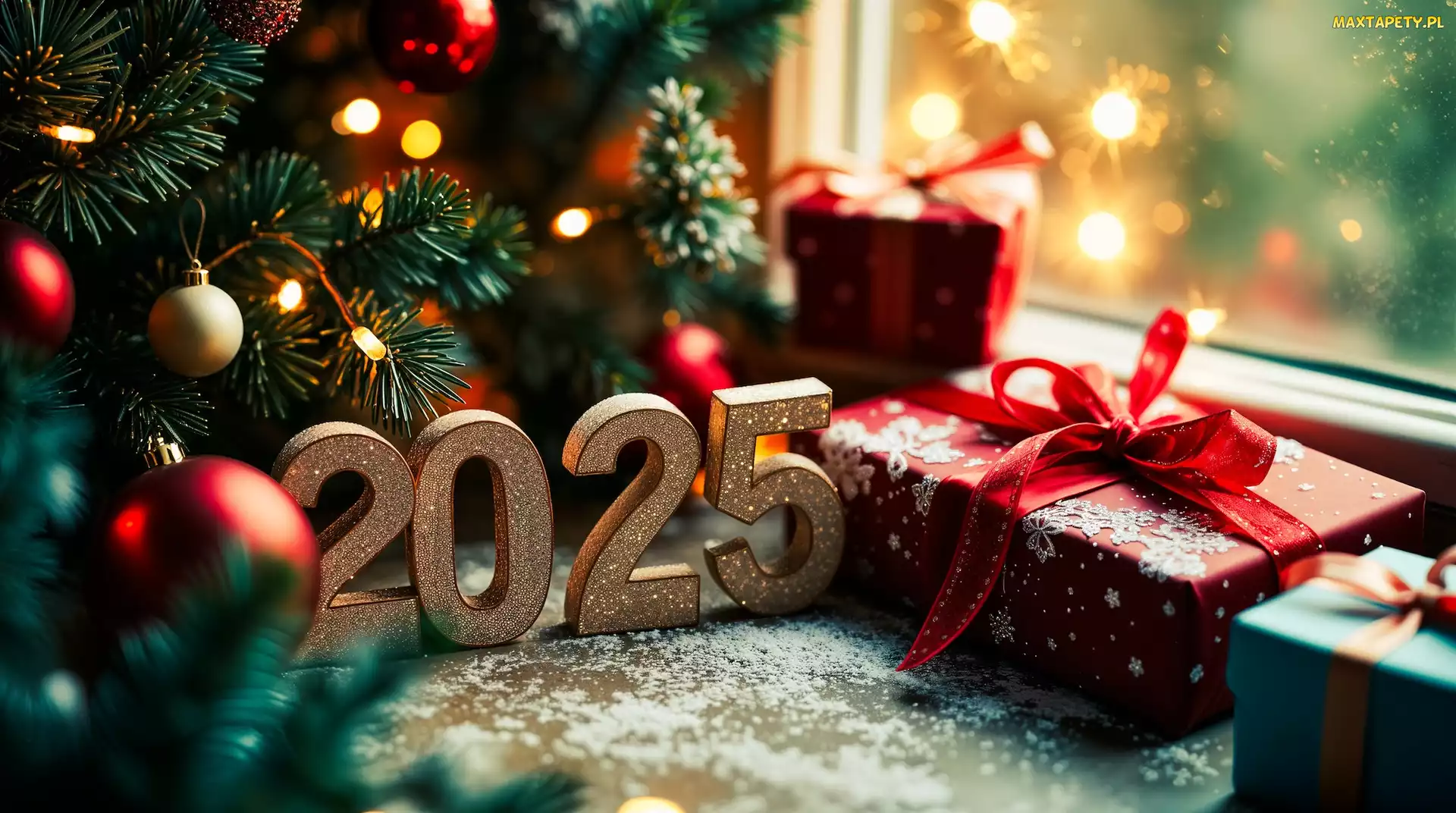 Choinka, 2025, Nowy Rok, Prezenty, Sylwester