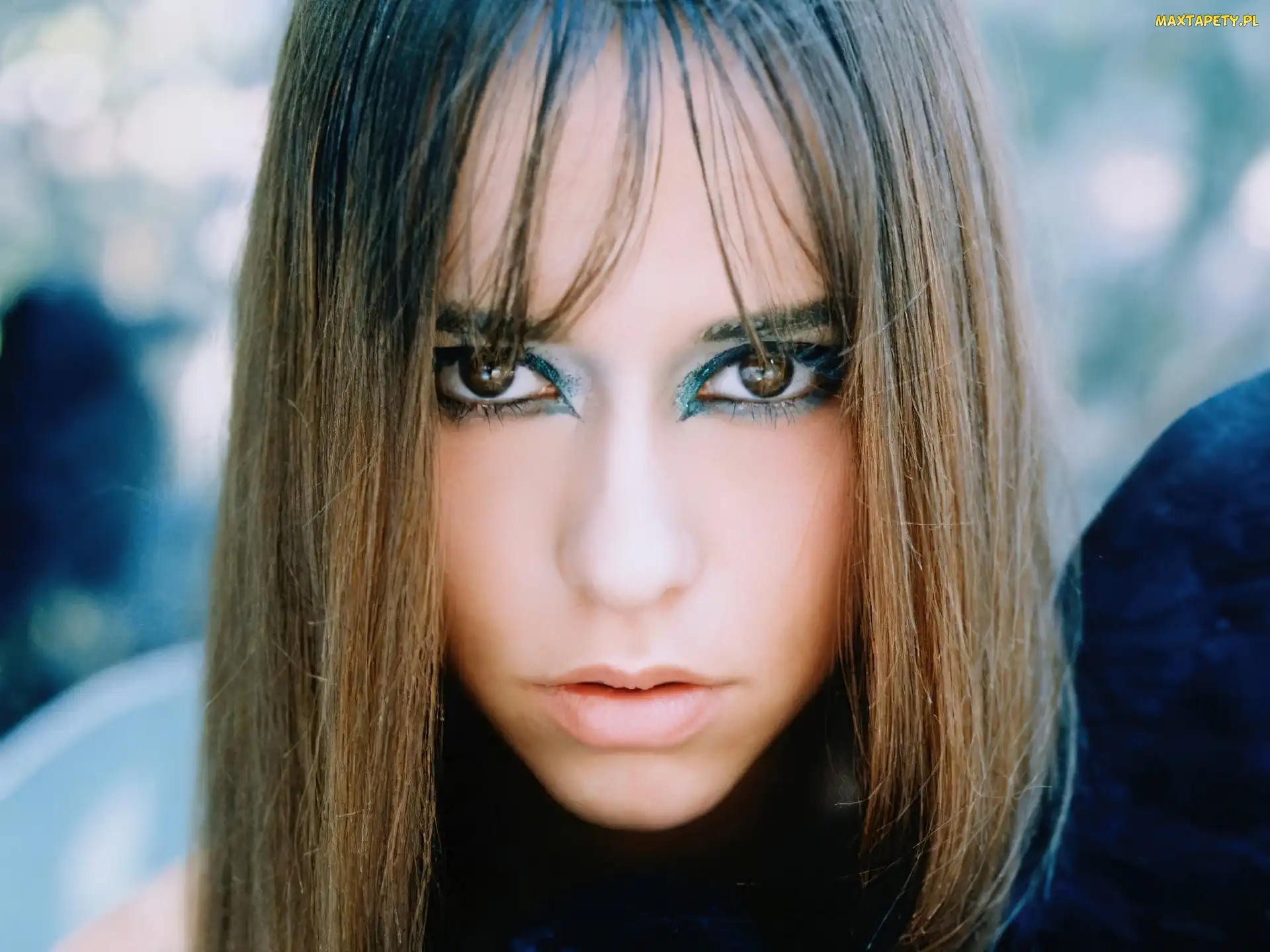 Jennifer Love Hewitt, makijaż, oczy