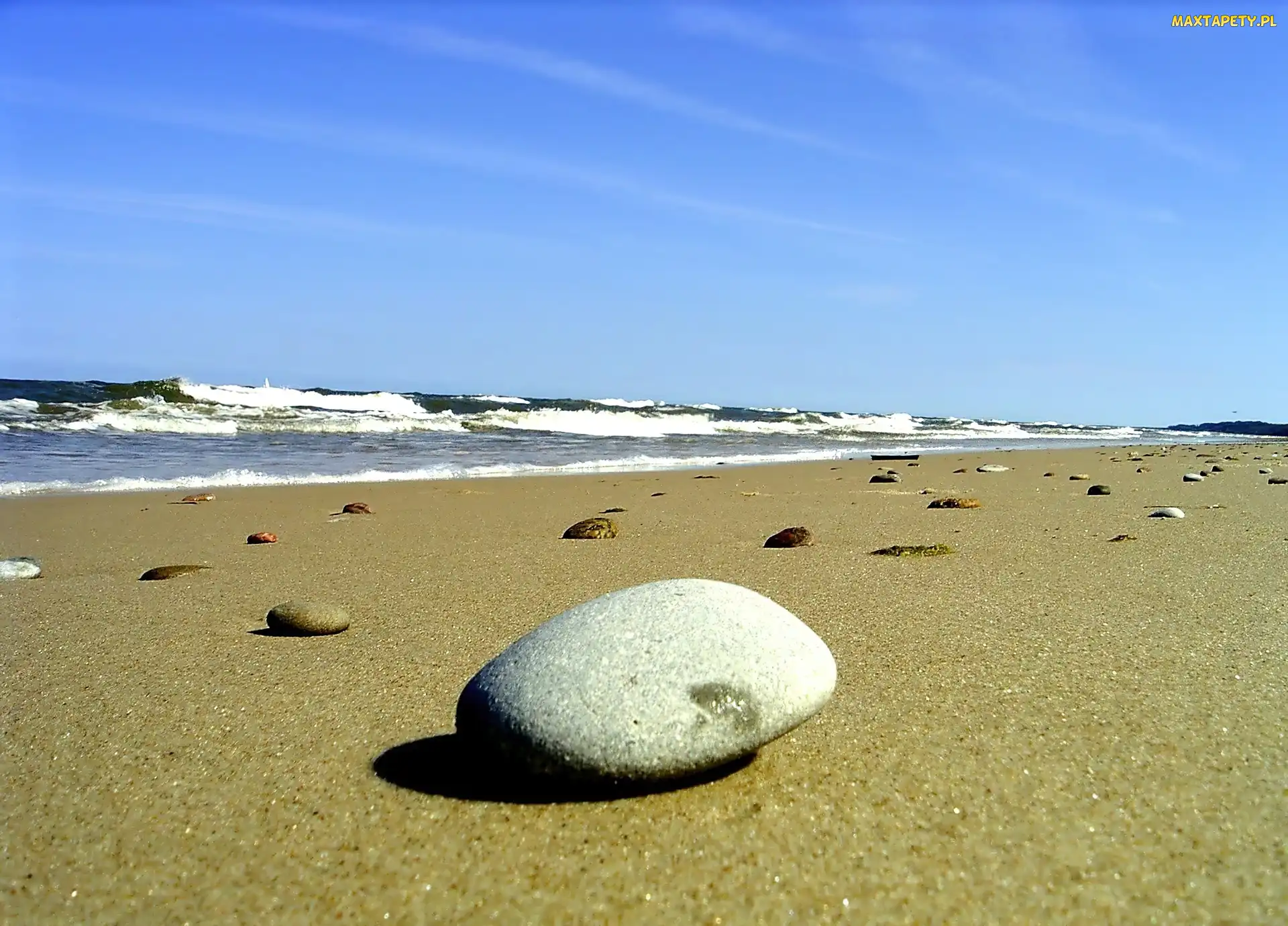 Fale, Kamyki, Plaża
