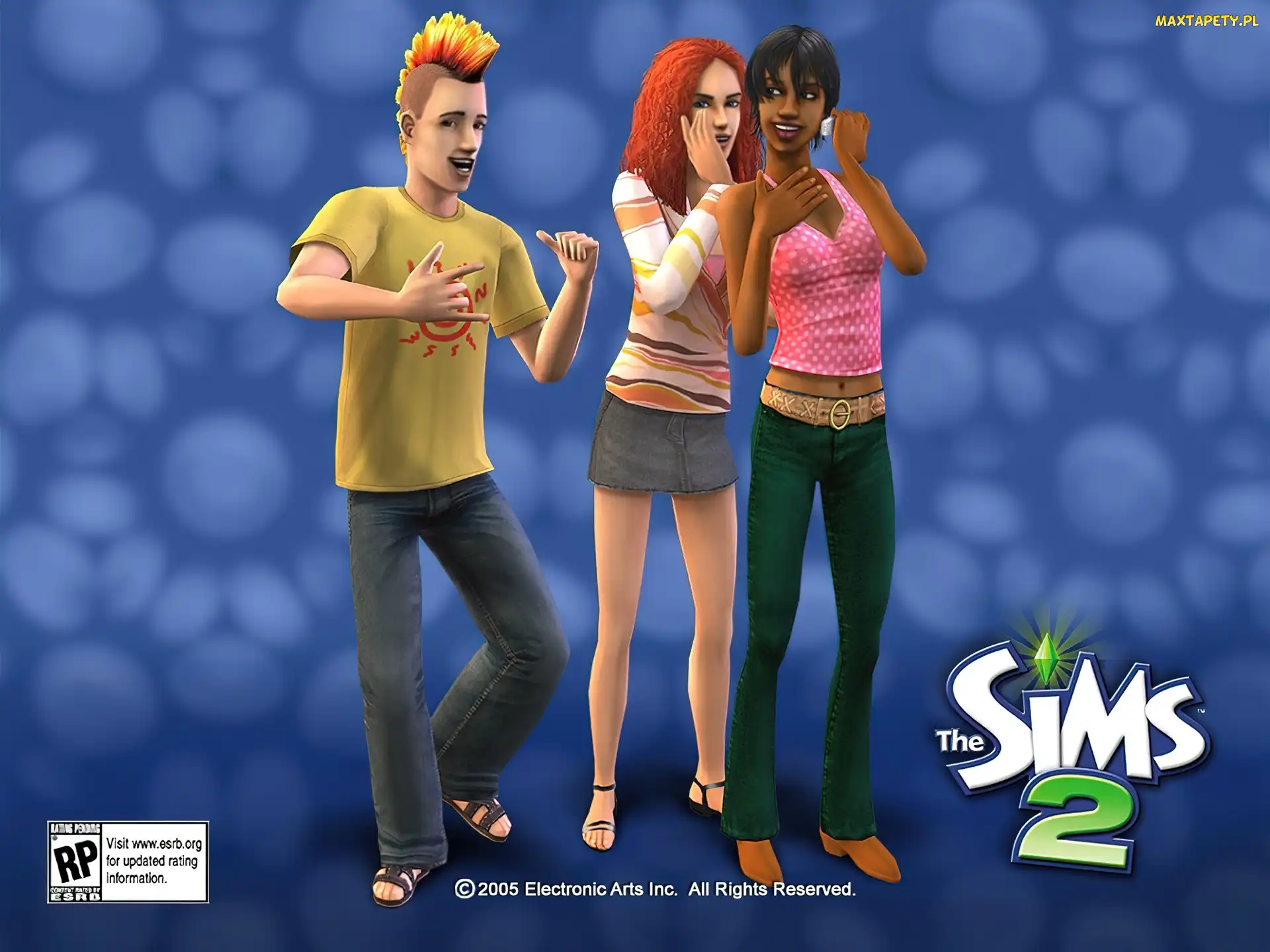Mężczyzna, Kobiety, The Sims 2, Dwie