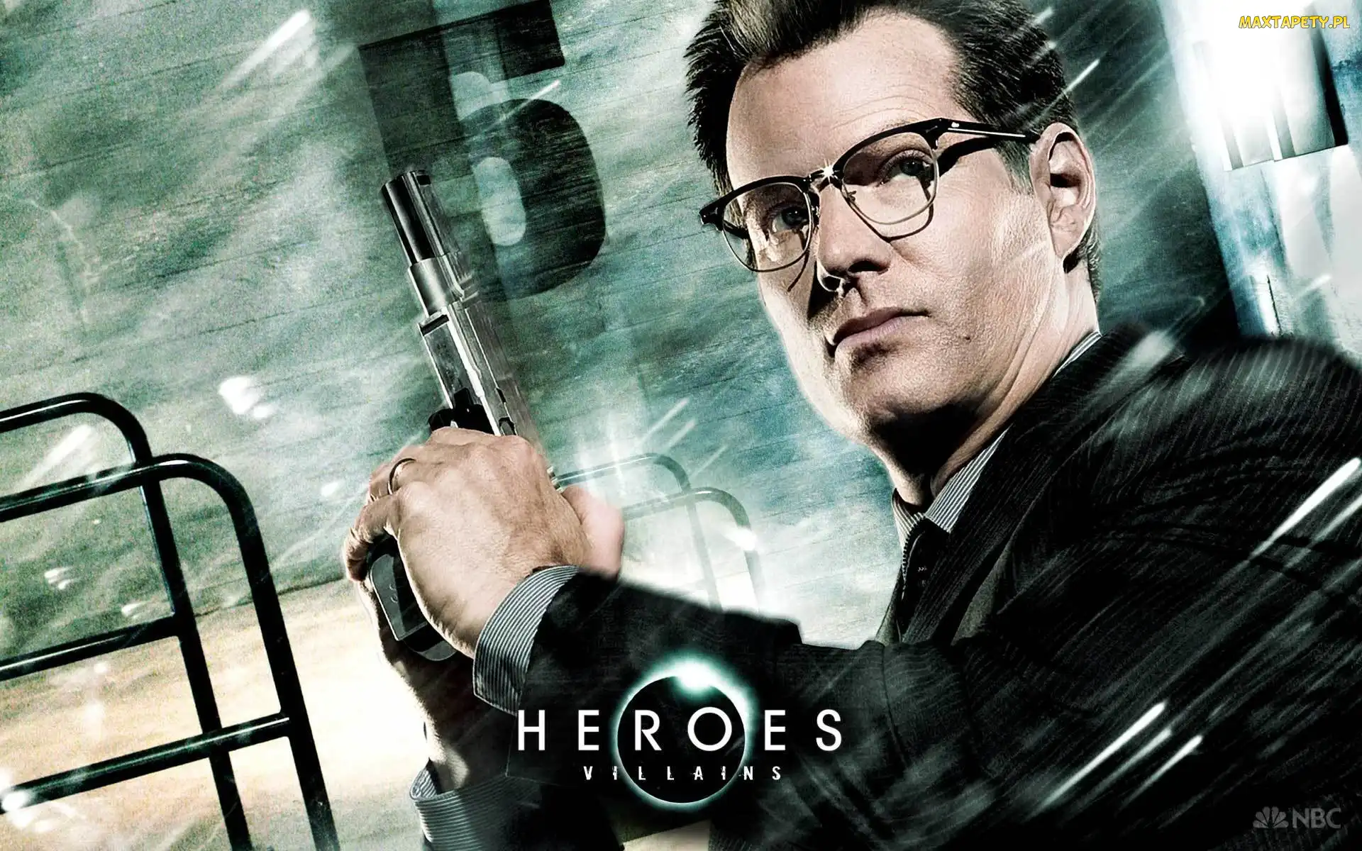 Herosi, Jack Coleman, Broń, Facet, Heroes