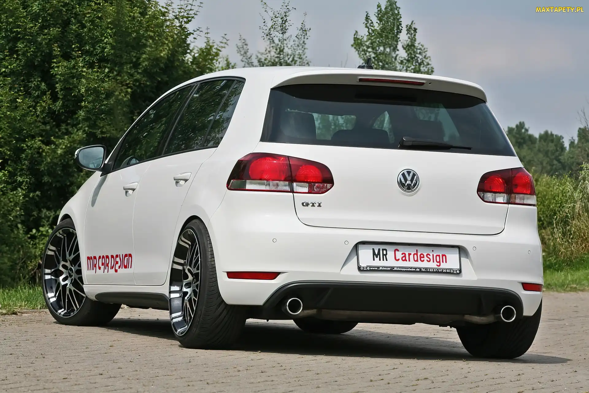 Biały, GTI, Volkswagen Golf 5