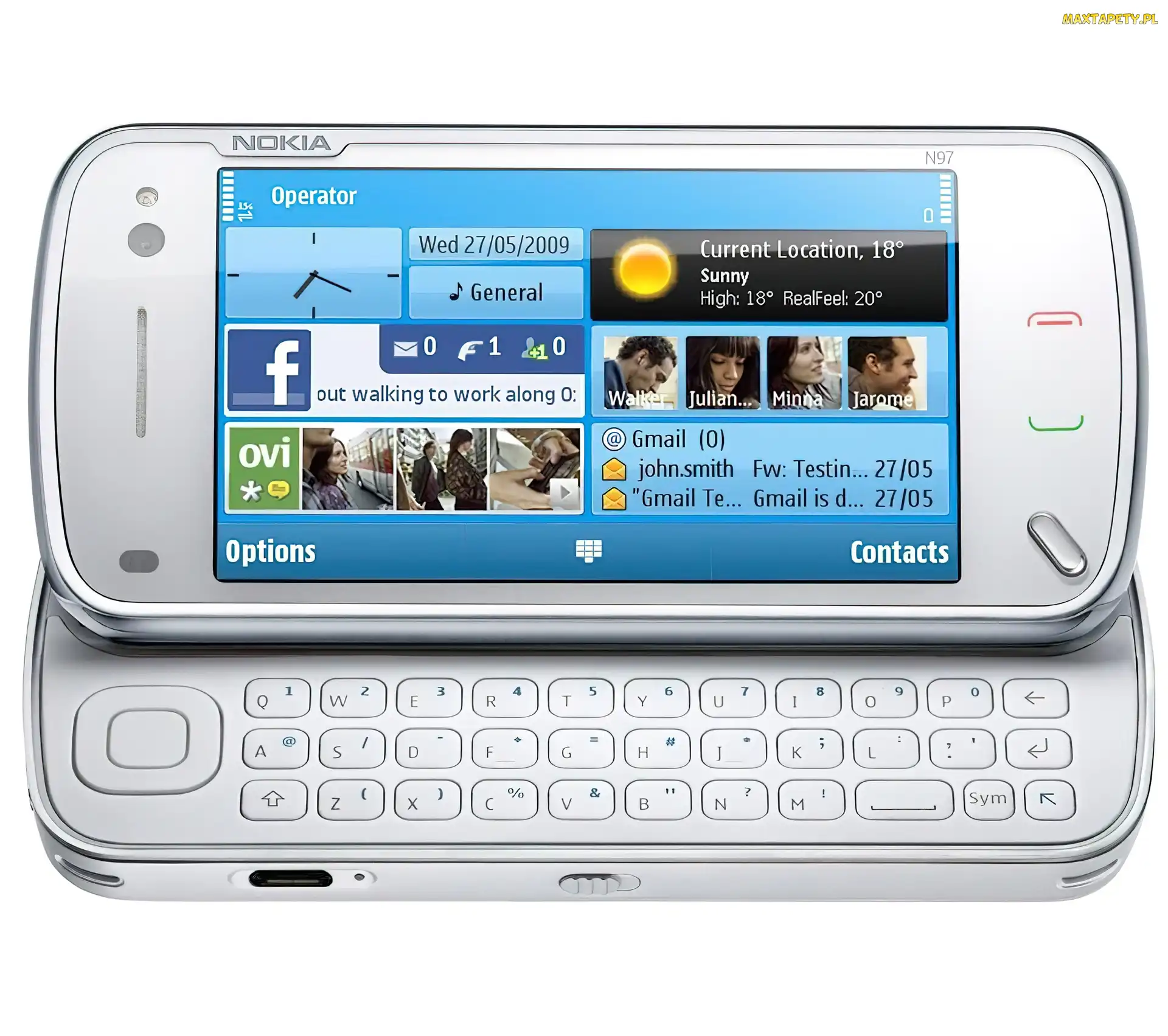 Srebrna, Nokia N97