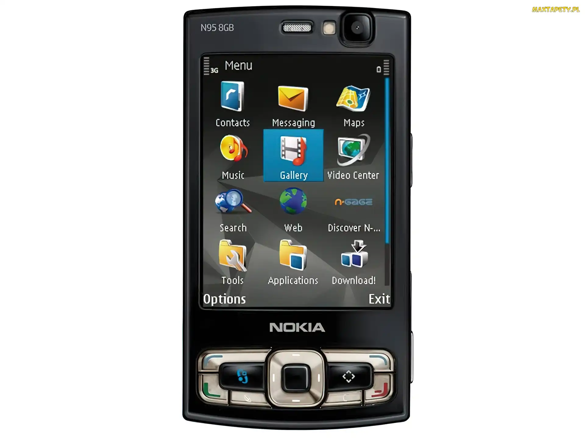 Czarna, Obudowa, Nokia N95