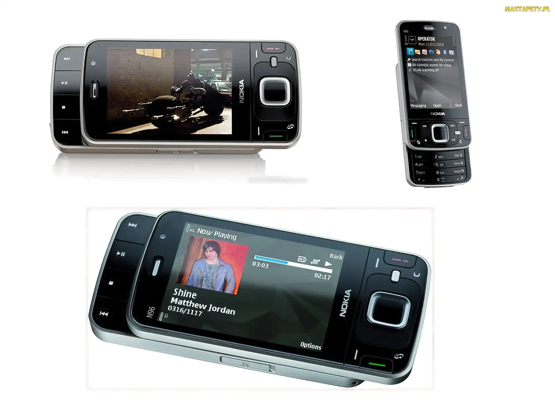 WLAN, Shine, Nokia N96, Batman