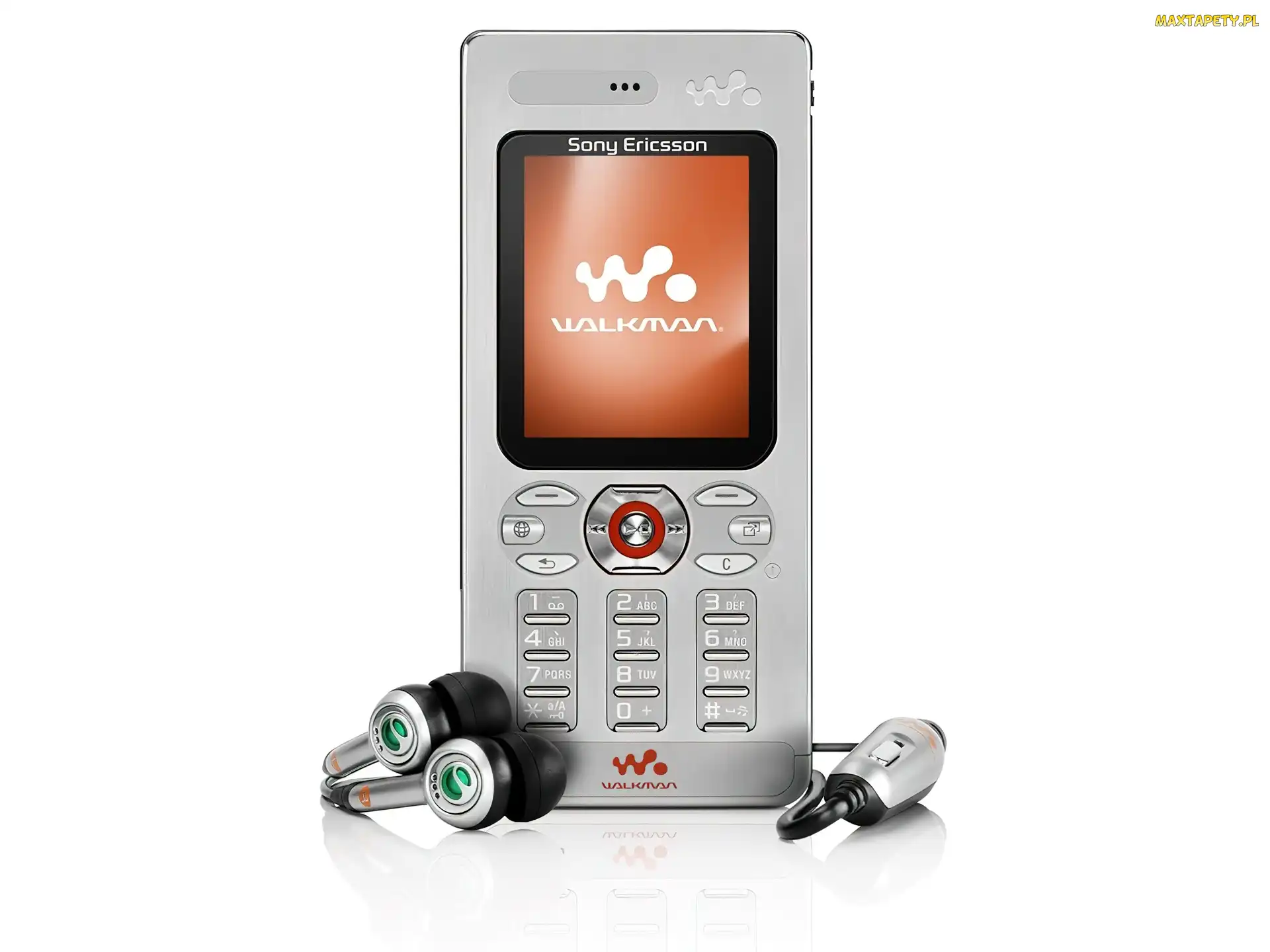 Srebrny, Słuchawki, Sony Ericsson W880i