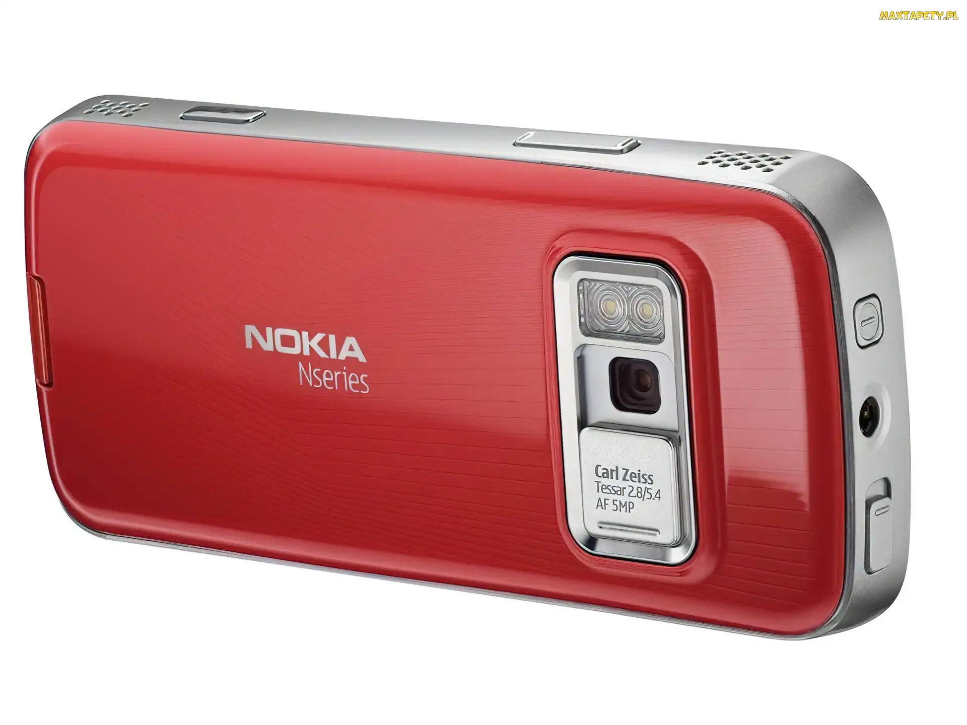 Nokia N73, Srebrny, Czerwony