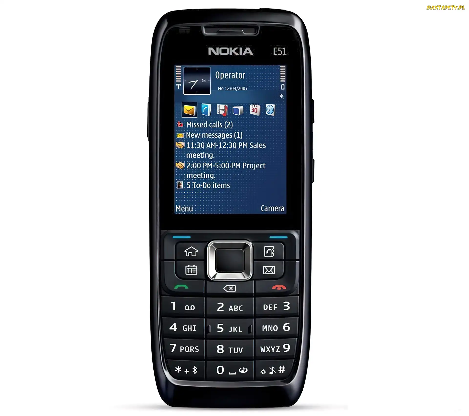 Wyświetlacz, Czarny, Nokia E51