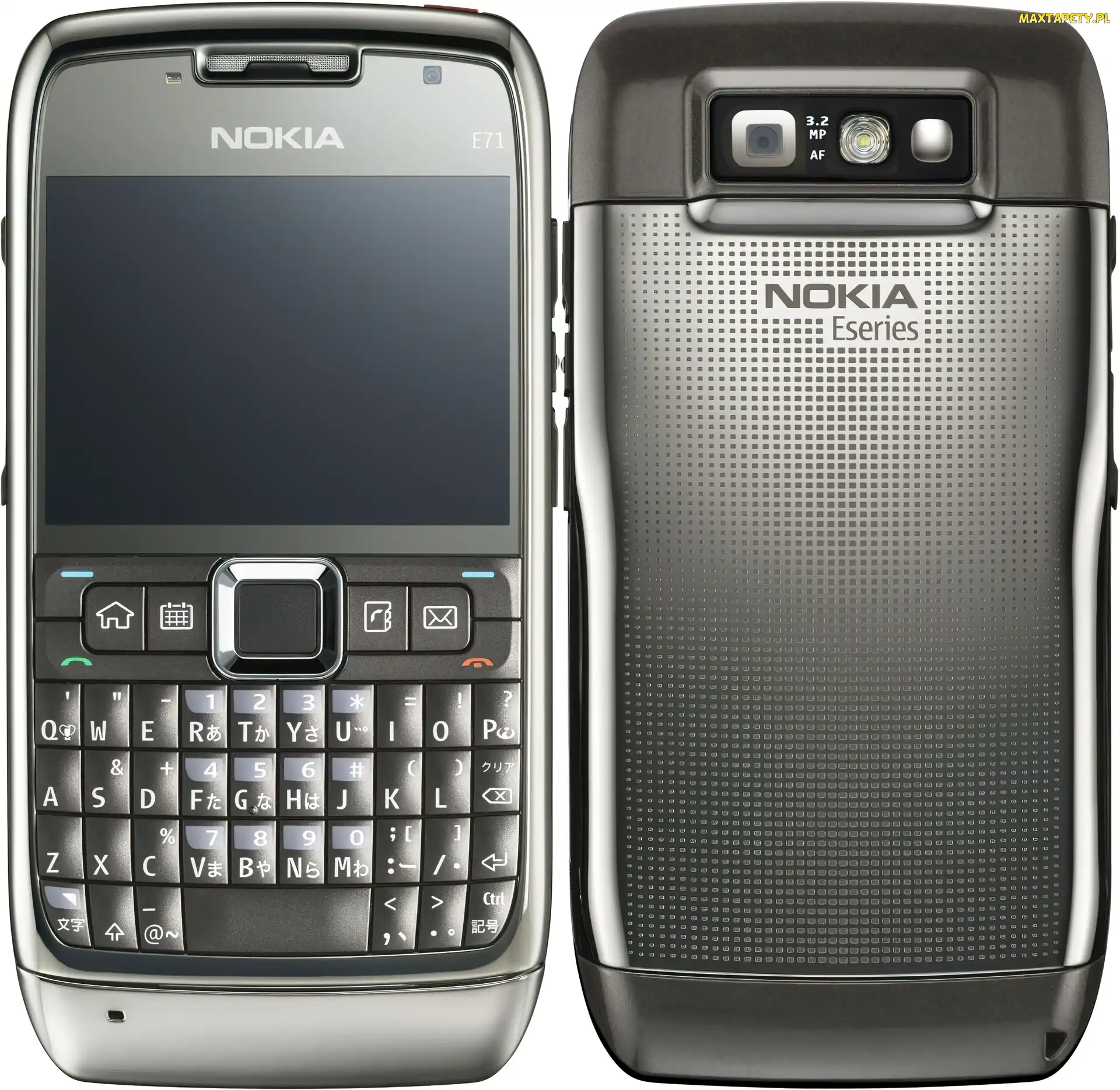 Srebrny, Tył, Przód, Czarny, Nokia E71
