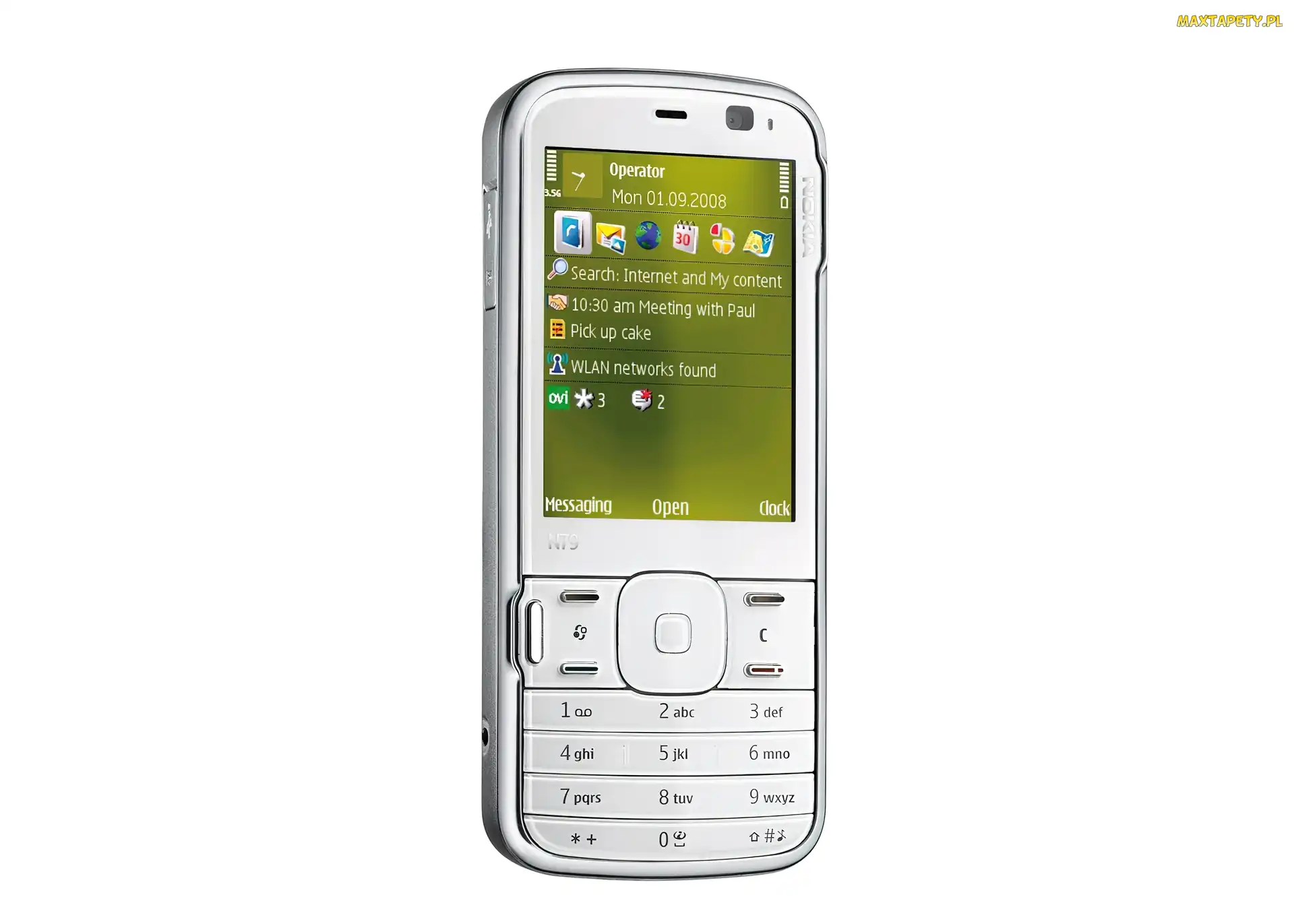 Srebrna, 3.5G, Nokia N79