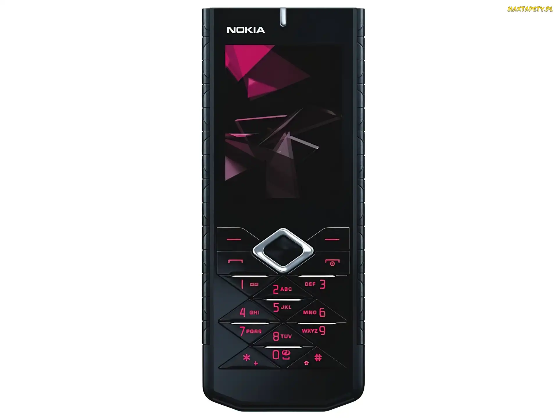 Klawisze, Różowe, Nokia 7900, Czarna