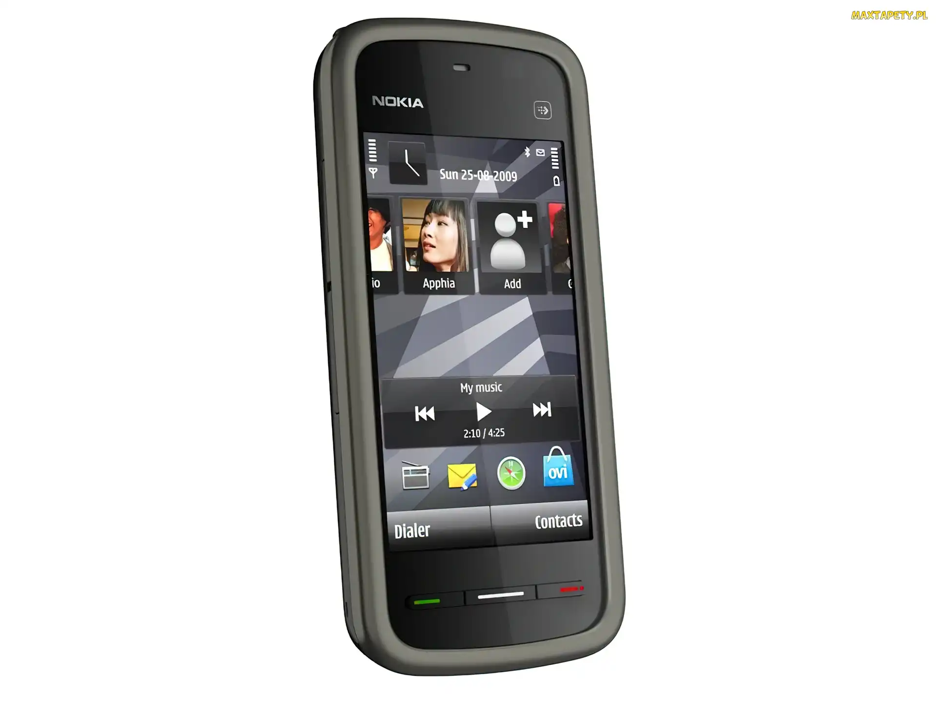 Nokia 5230, Ciemna, Szara