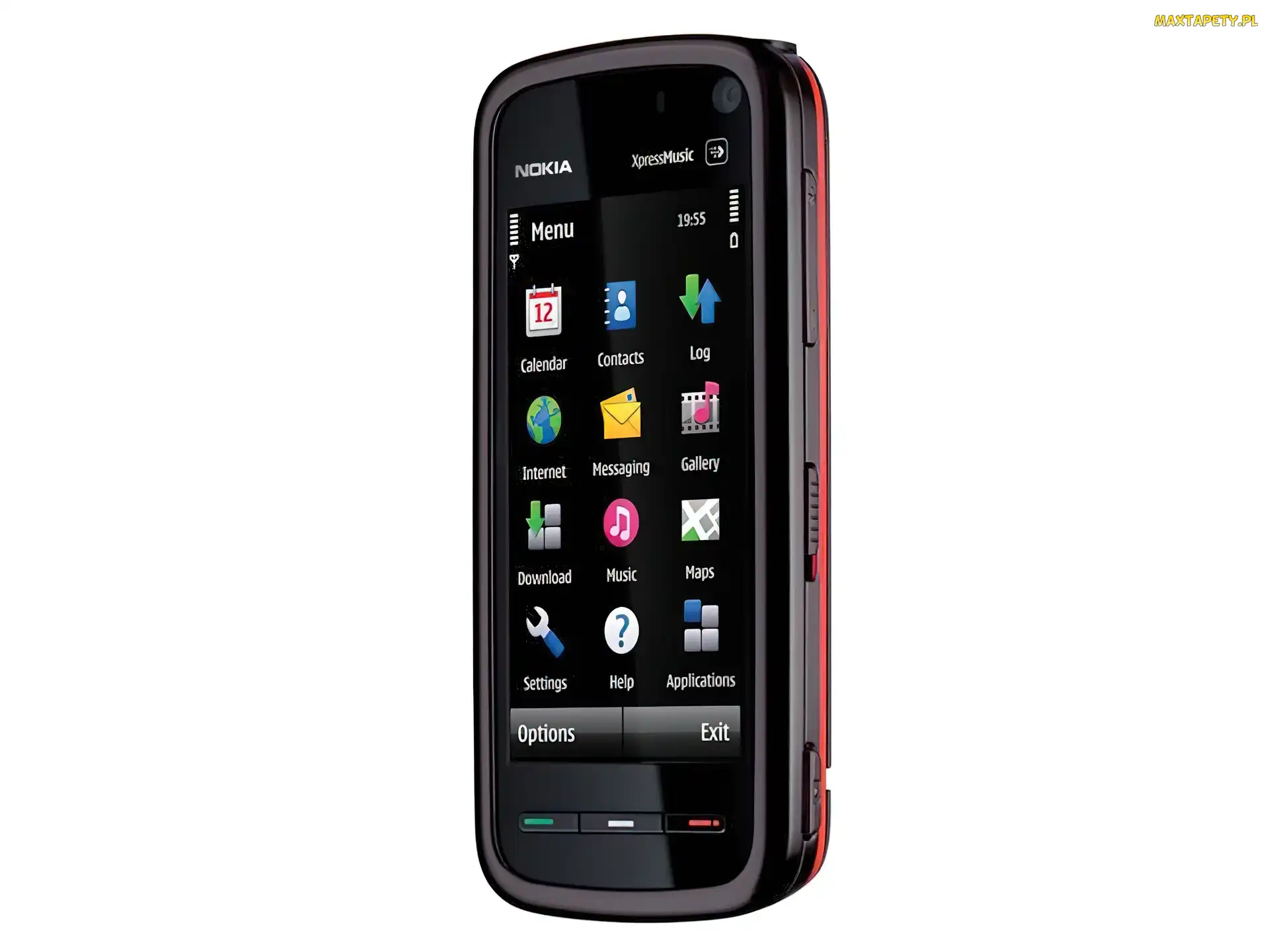 Czarny, Menu, Nokia 5800 XpressMusic