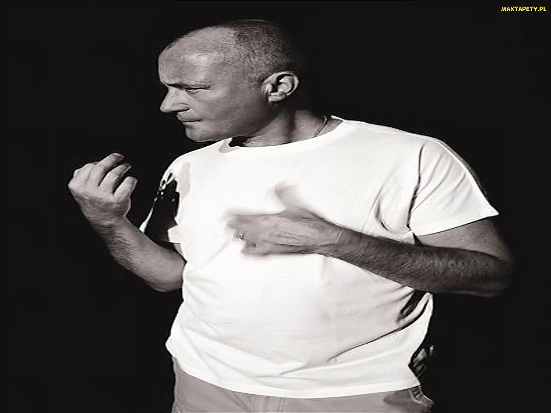 Biały, Podkoszulek, Phil Collins
