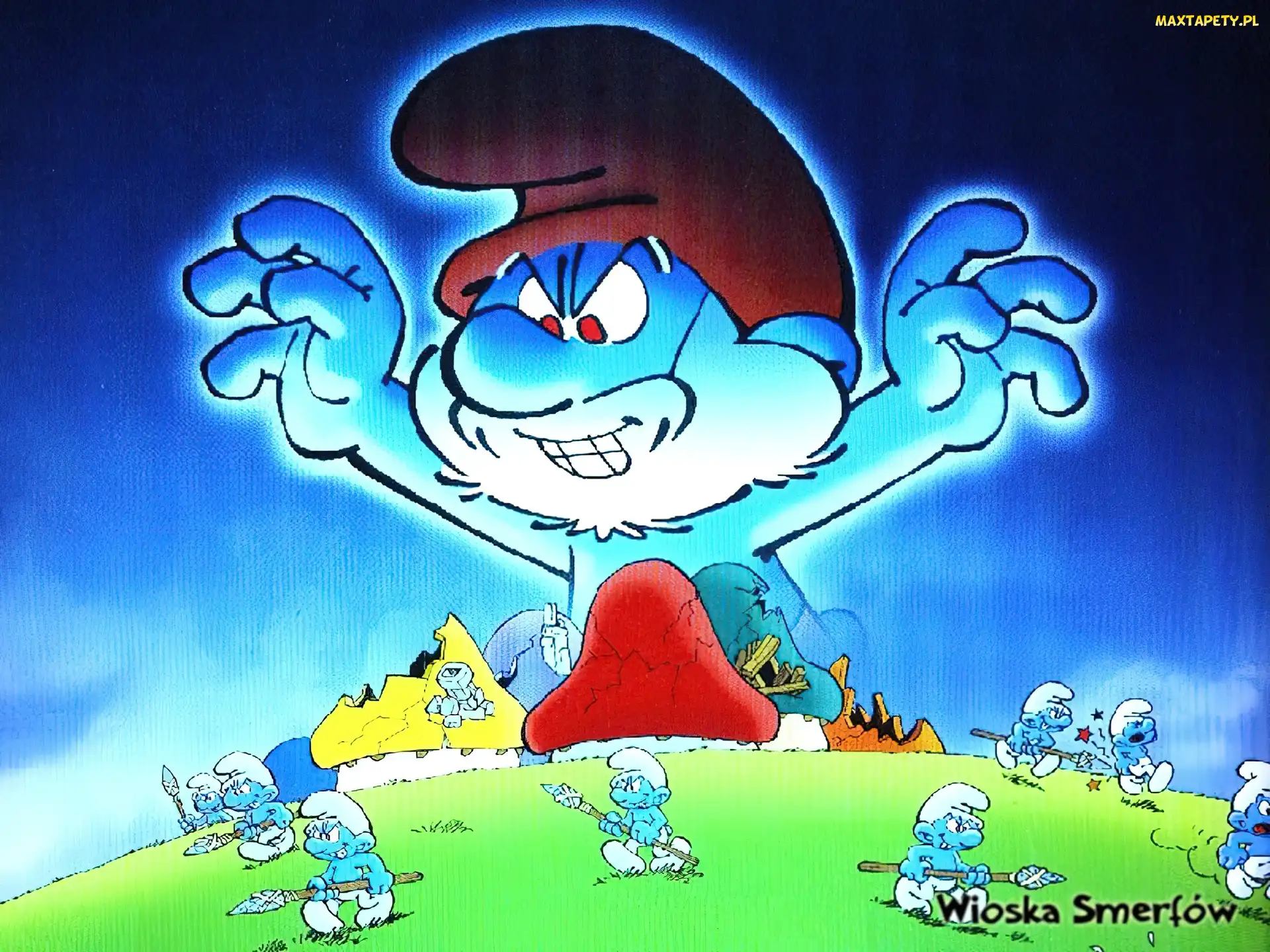 The Smurfs, Papa Smerf, Smerfów, Wioska, Smerfy