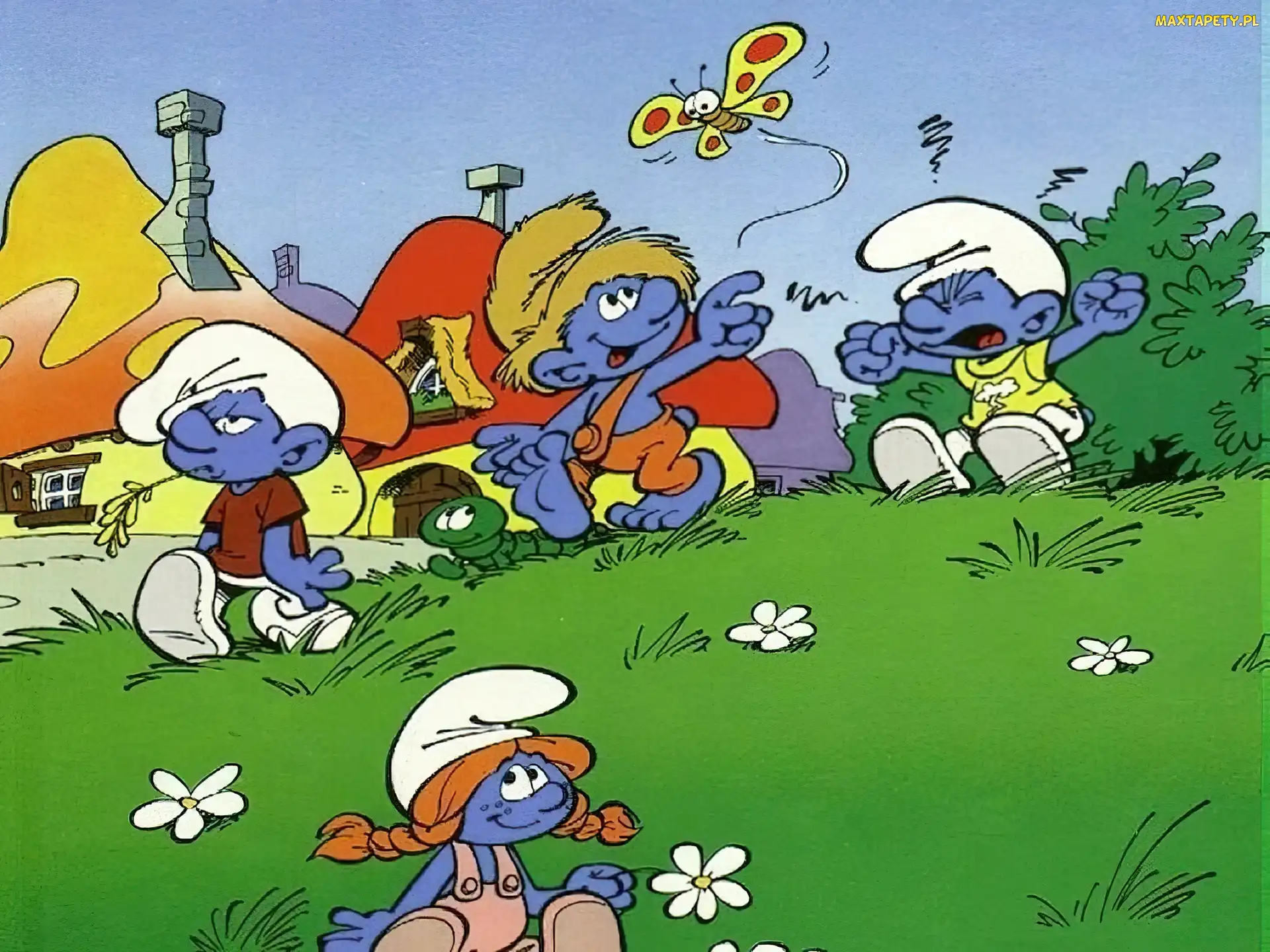 Domki, Smerfowe, Smerfy, Smerfetka