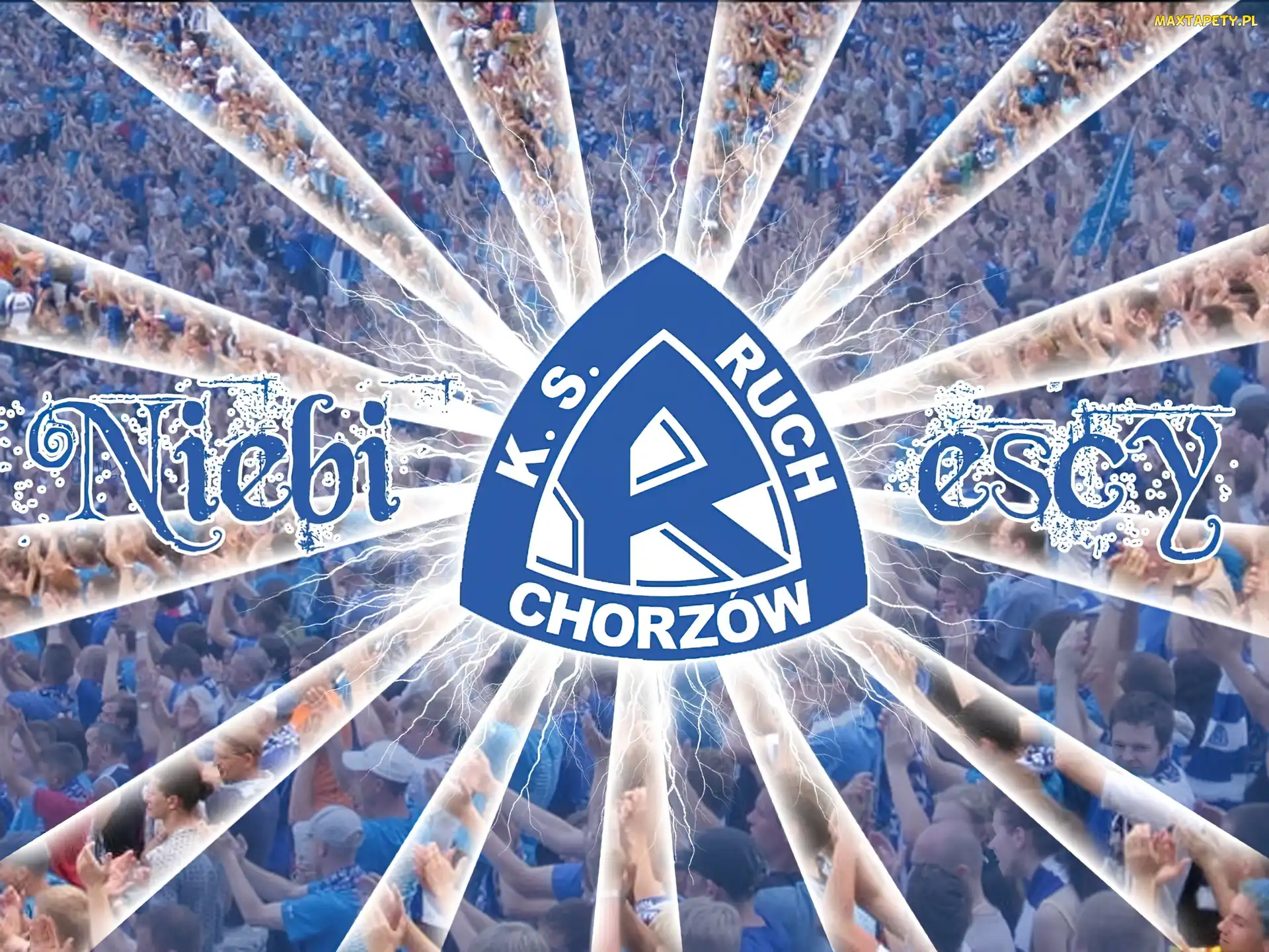 Ruch Chorzów, Niebiescy, Promienie, Logo