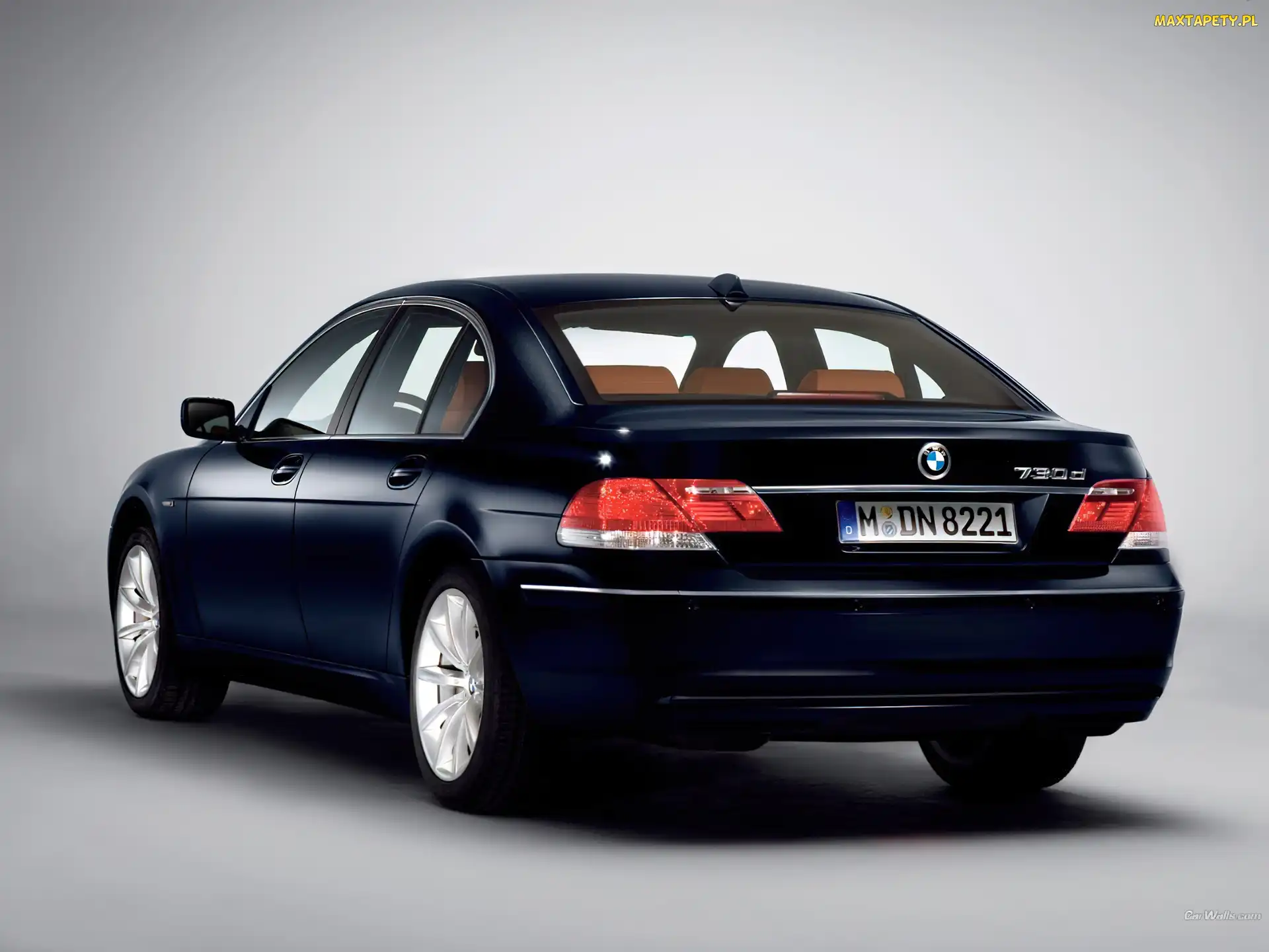 E65, BMW 7, Czarny, Mat