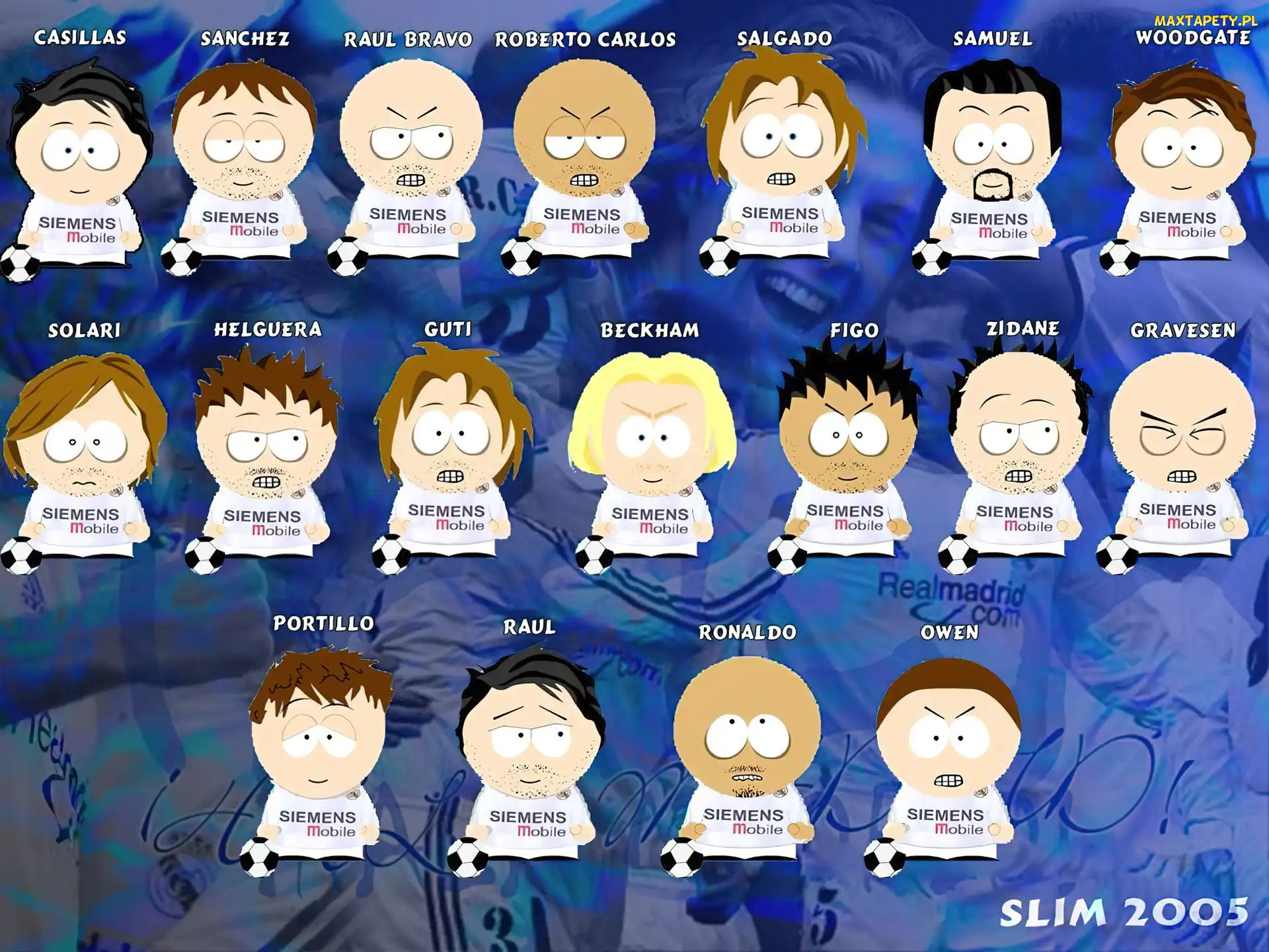 South Park, Zabawnie, Real Madryt, Zawodnicy