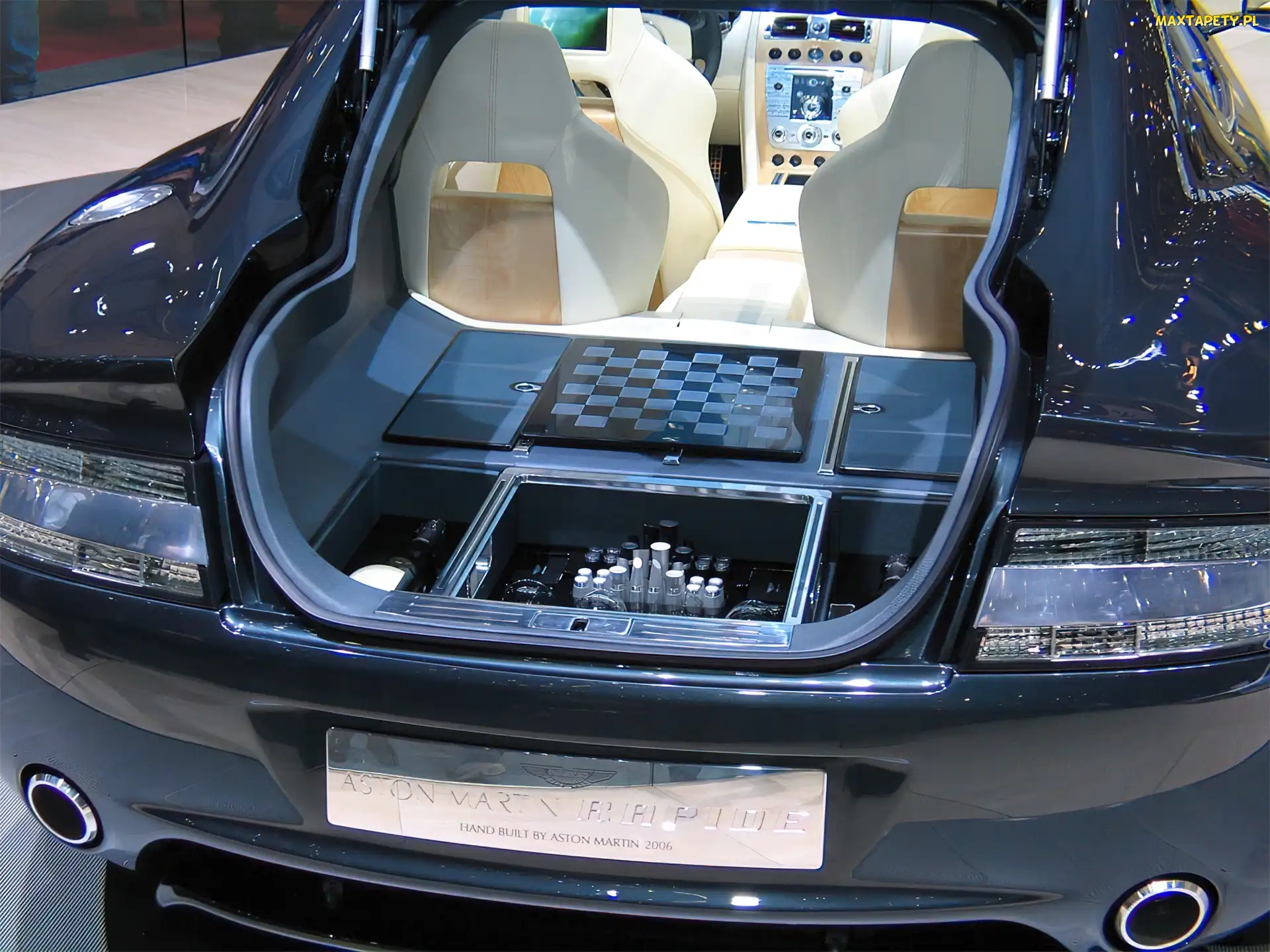 Tył, Lampy, Aston Martin Rapide, Bagażnik