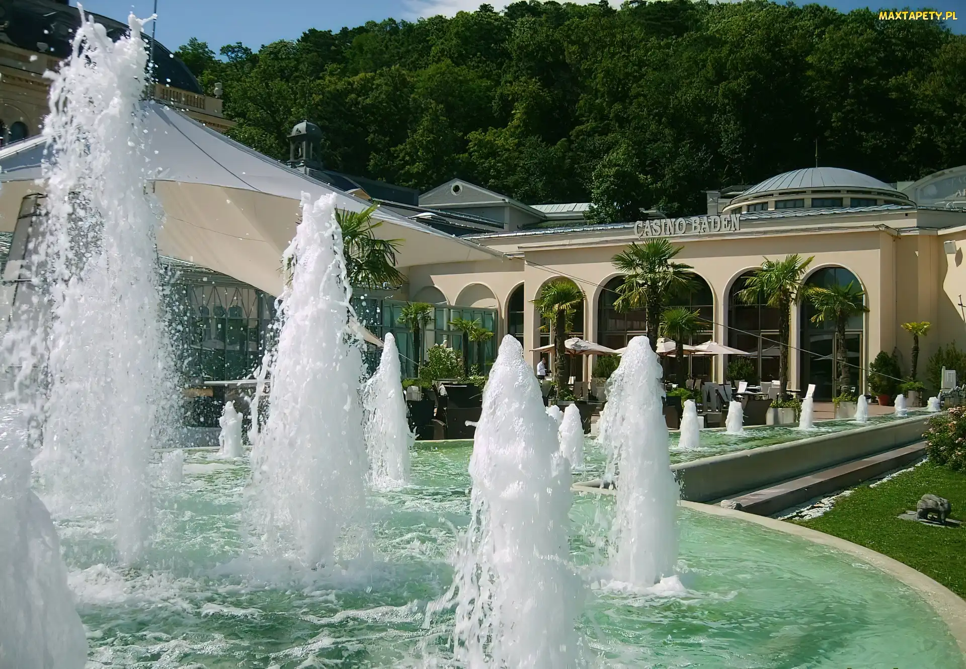 Casino Baden, Fontanna