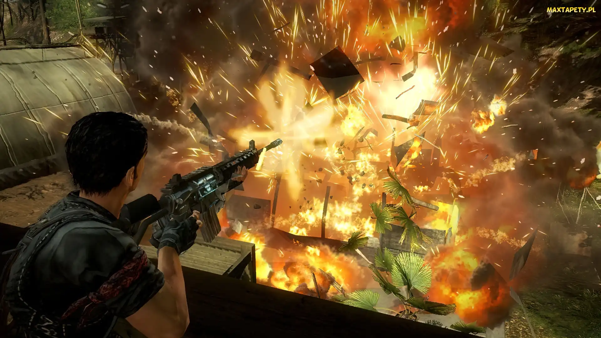 Ostrzał, Wioski, Just Cause 2