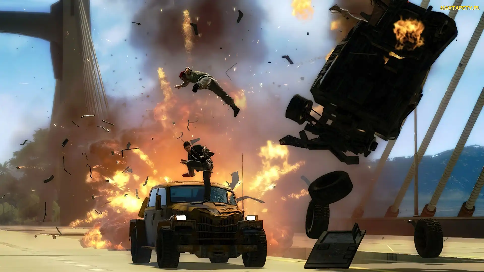 Wybuch, Samochodu, Just Cause 2