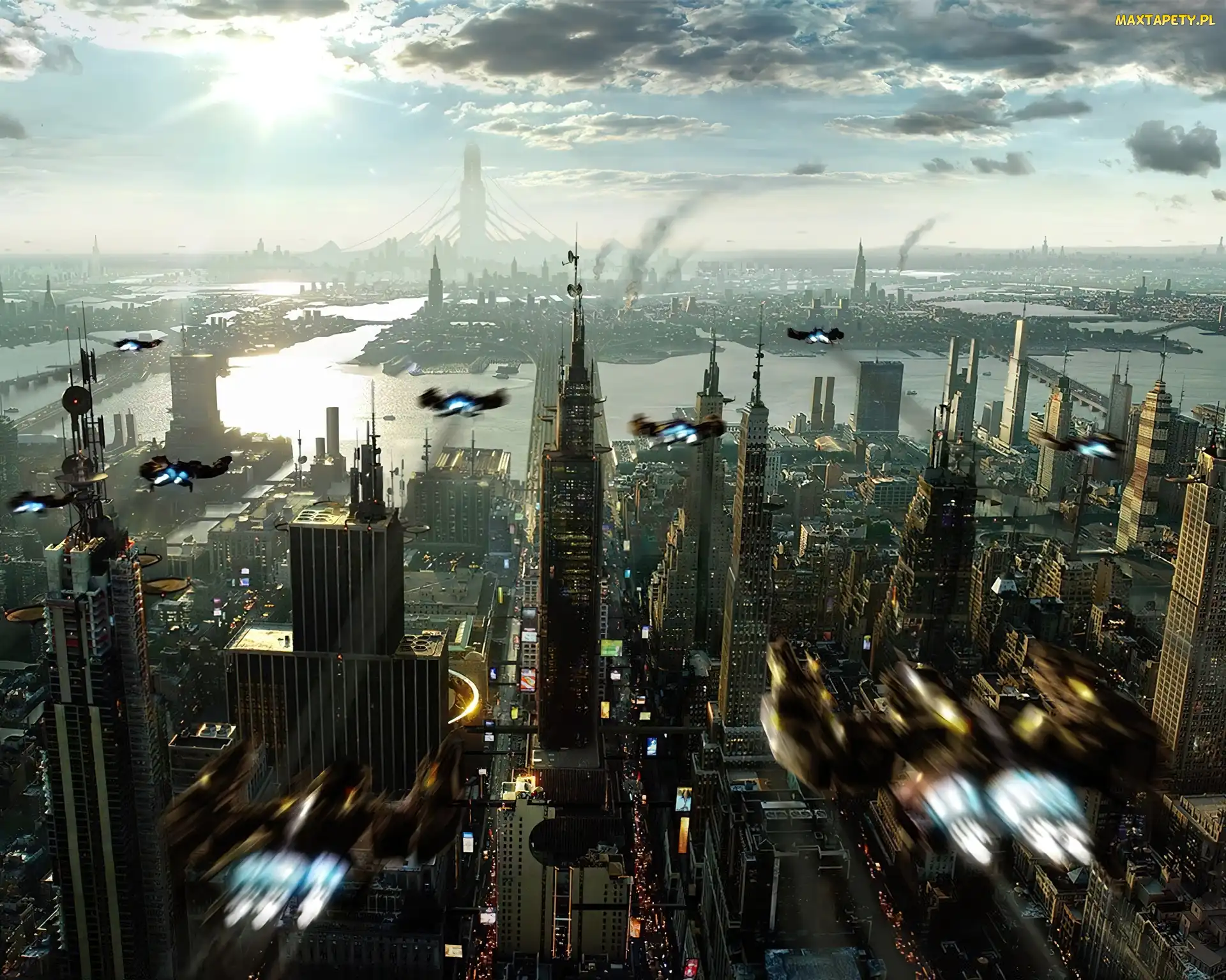 Nalot, UFO, Miasto
