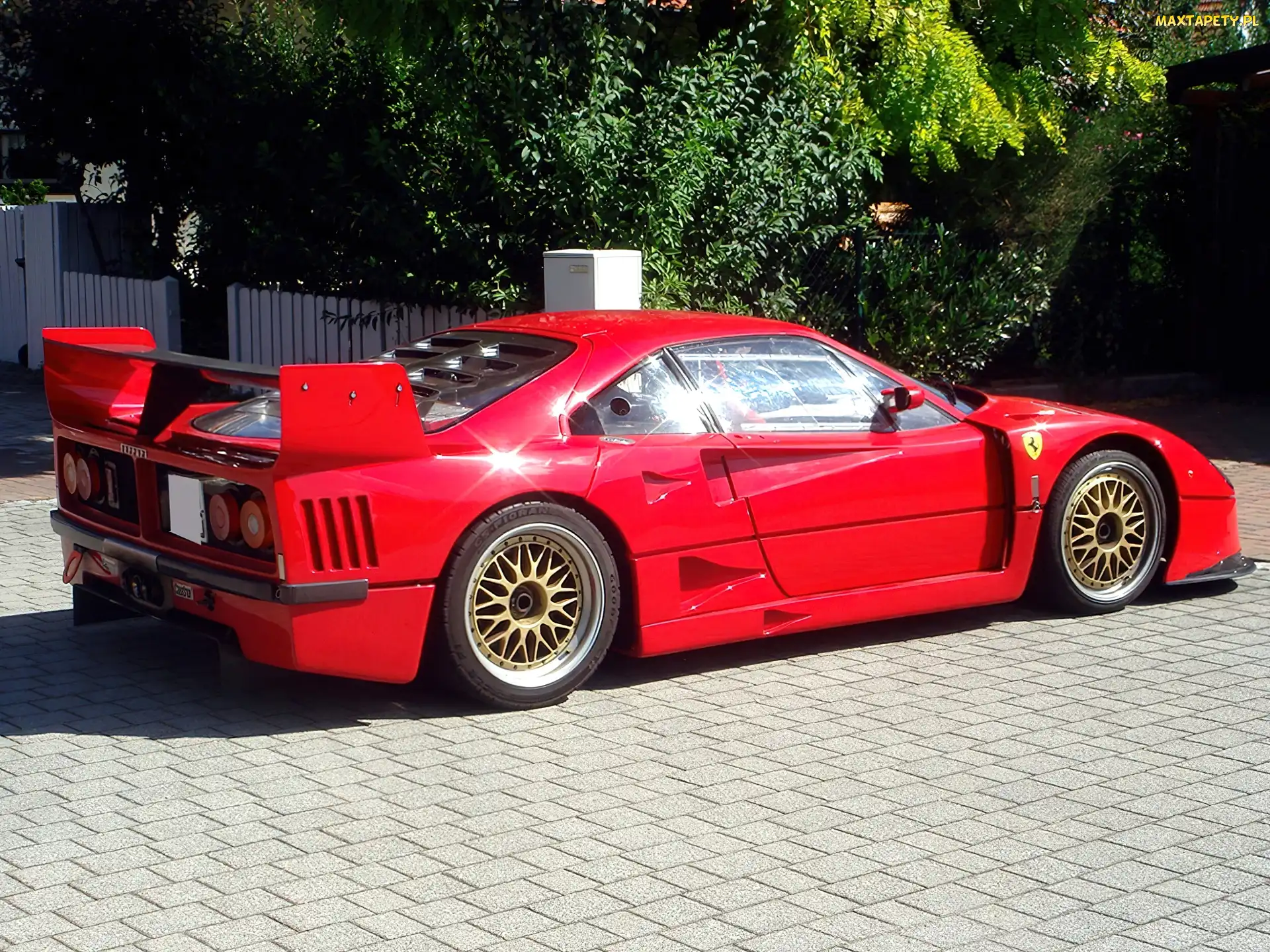 Złote, Alufelgi, Ferrari F 40