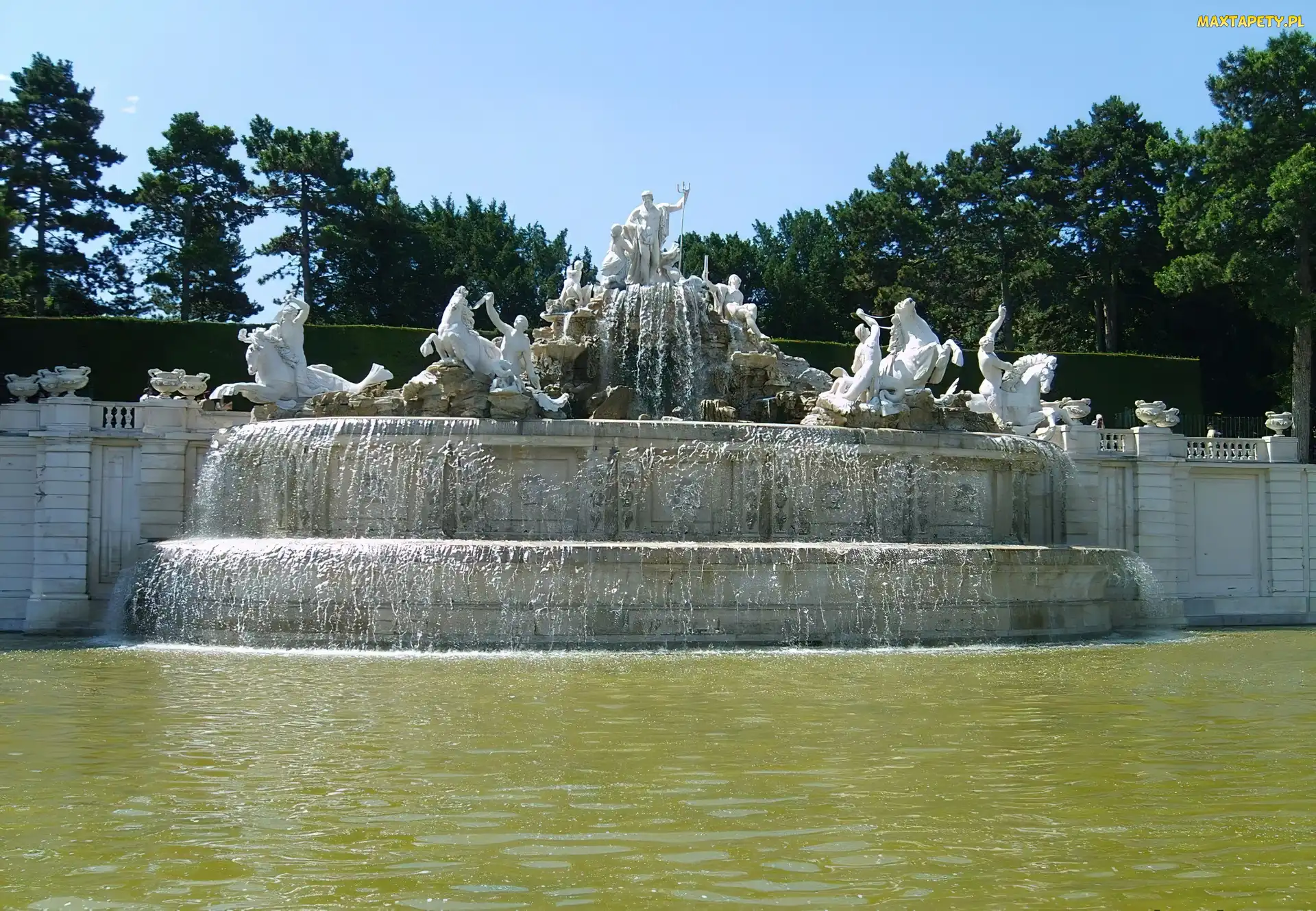 Neptuna, Park Schönbrunn, Fontanna