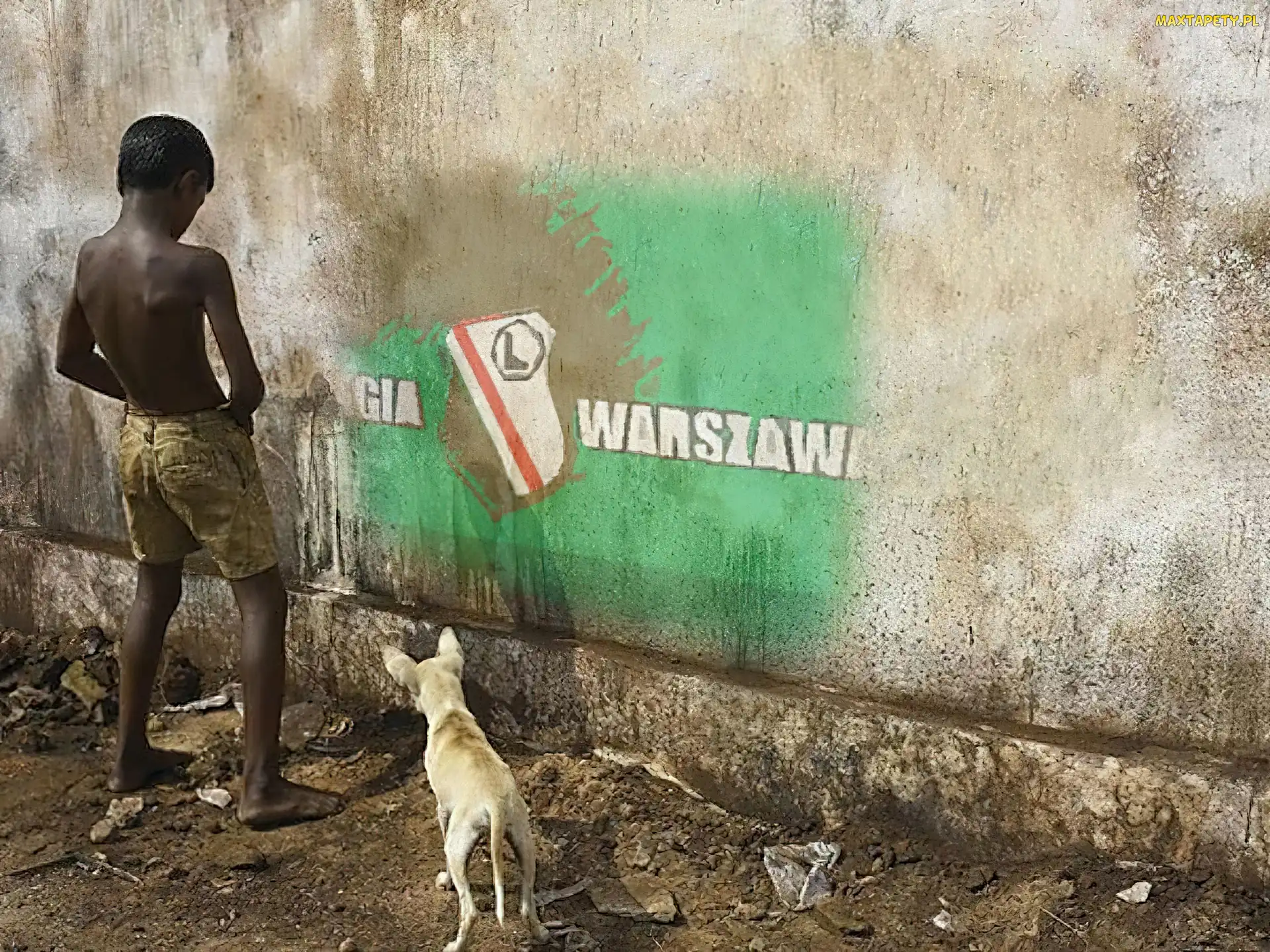Graffiti, Legia, Chłopak