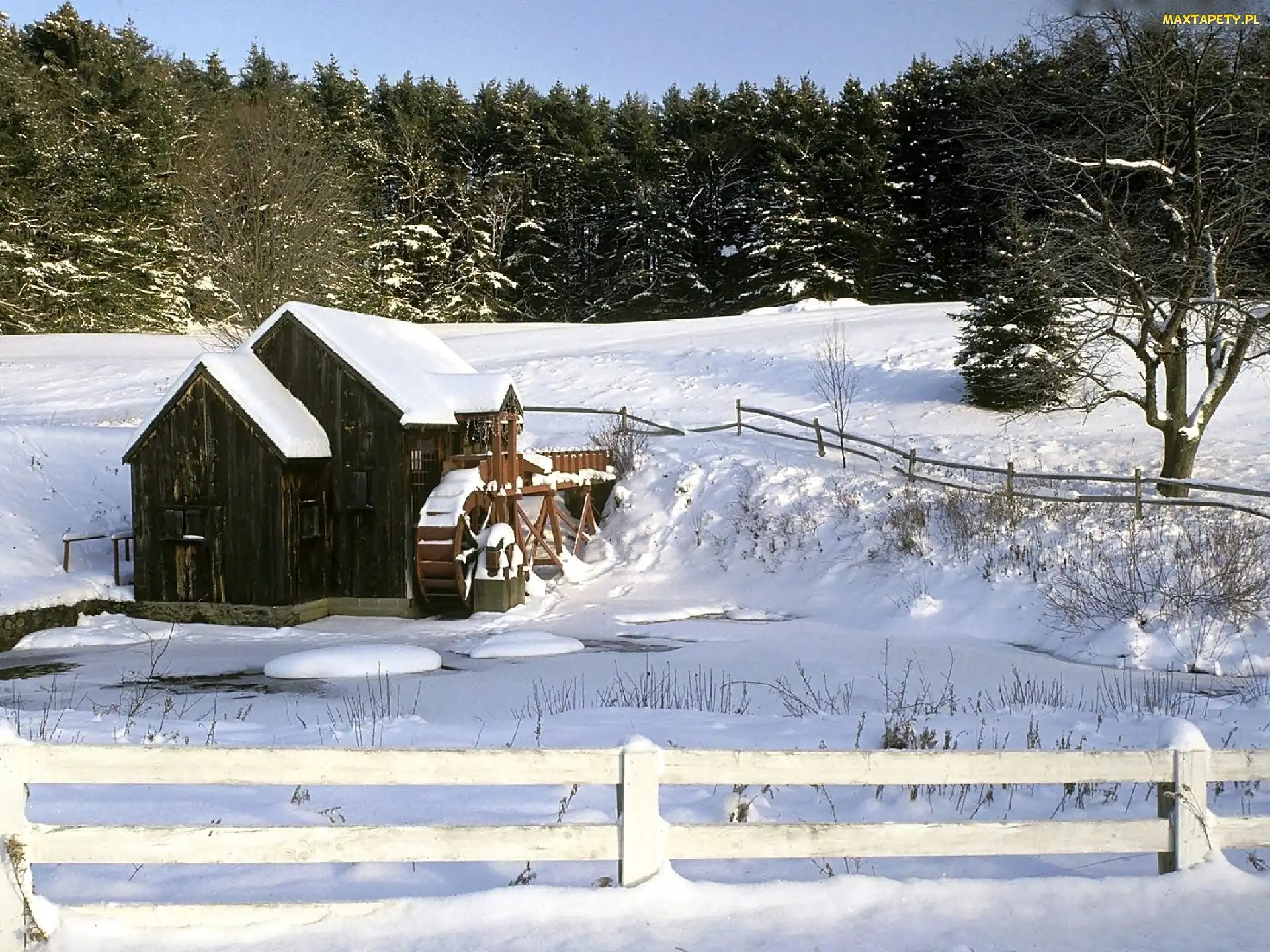 Młyn, Wodny, Płot