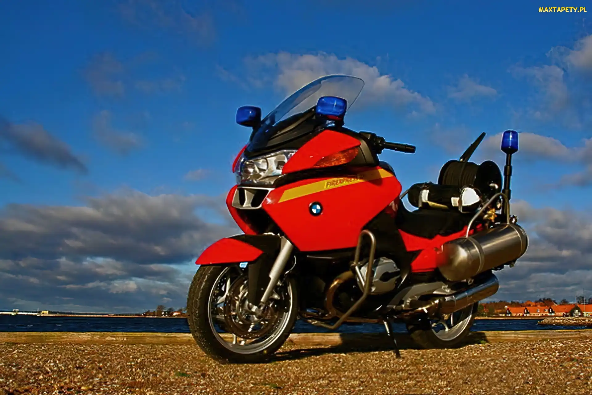 BMW, Pożarnej, Motocykl, Straży