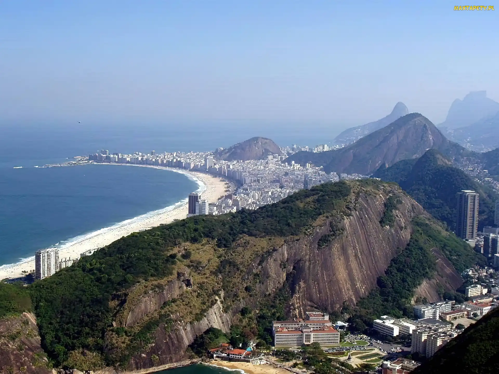 Brazylia, Rio de Janeiro, Plaża, Copacabanabeach