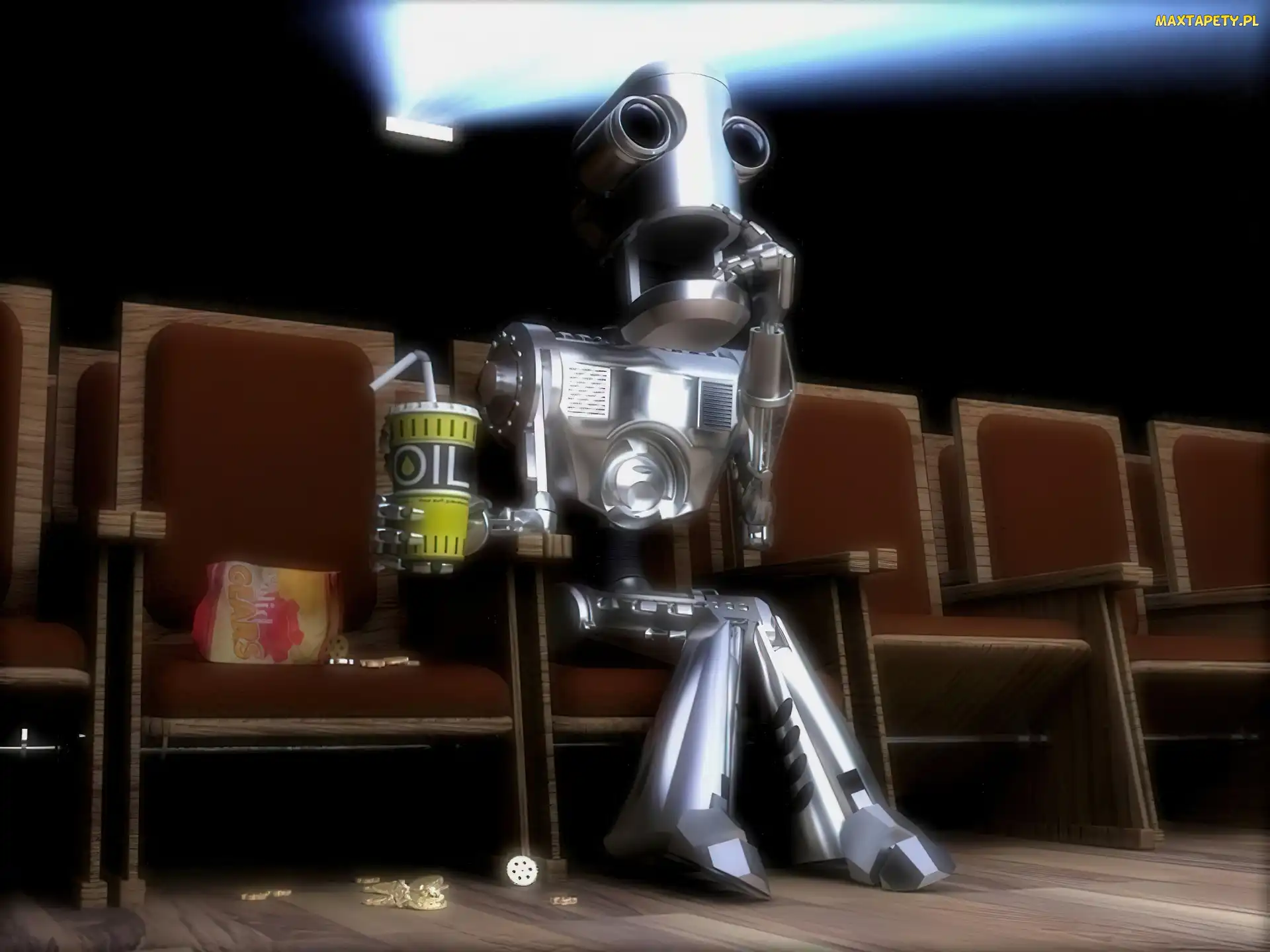 Oleju, Puszka, Robot, Kino