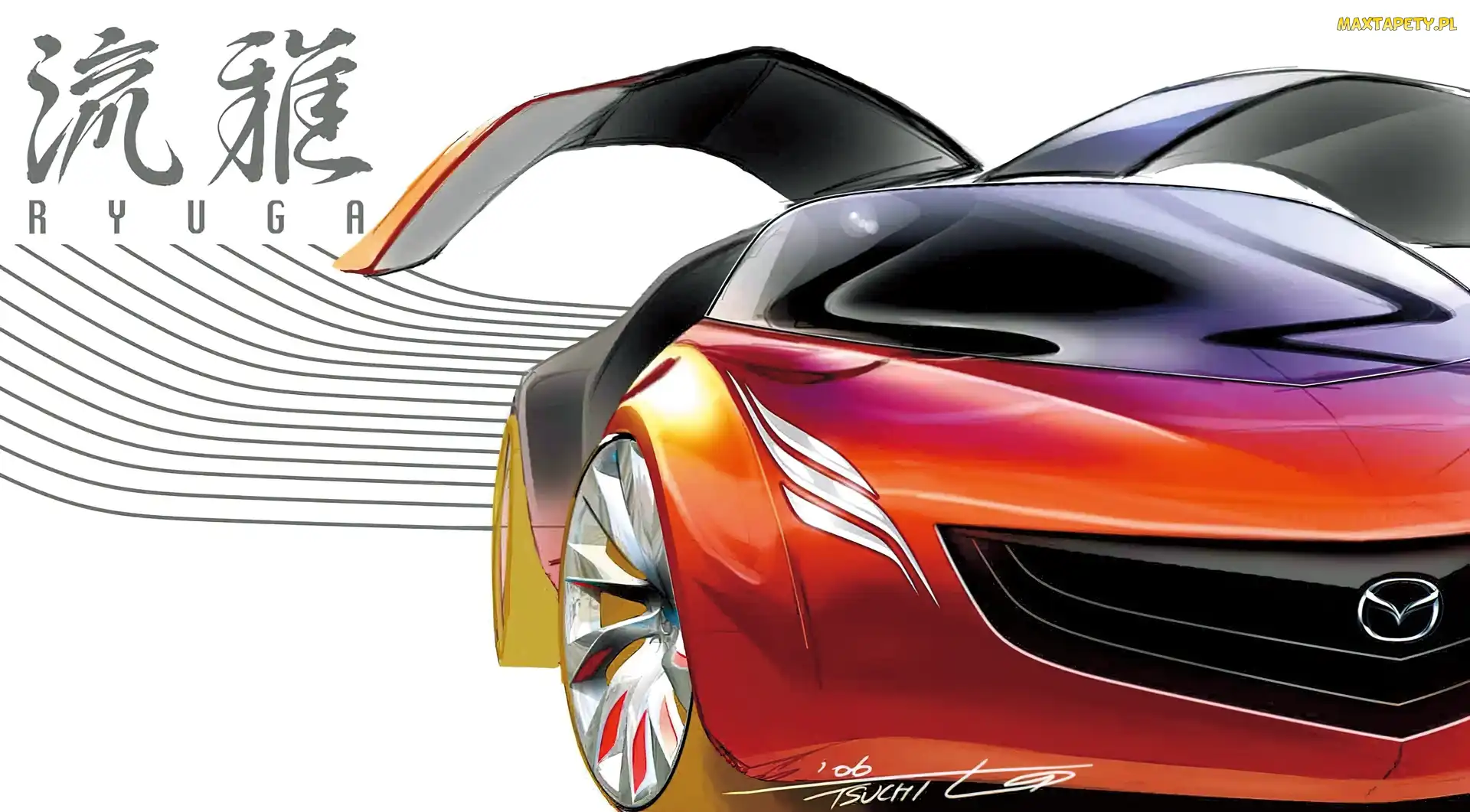 Projekt, Rysunek, Mazda Ryuga