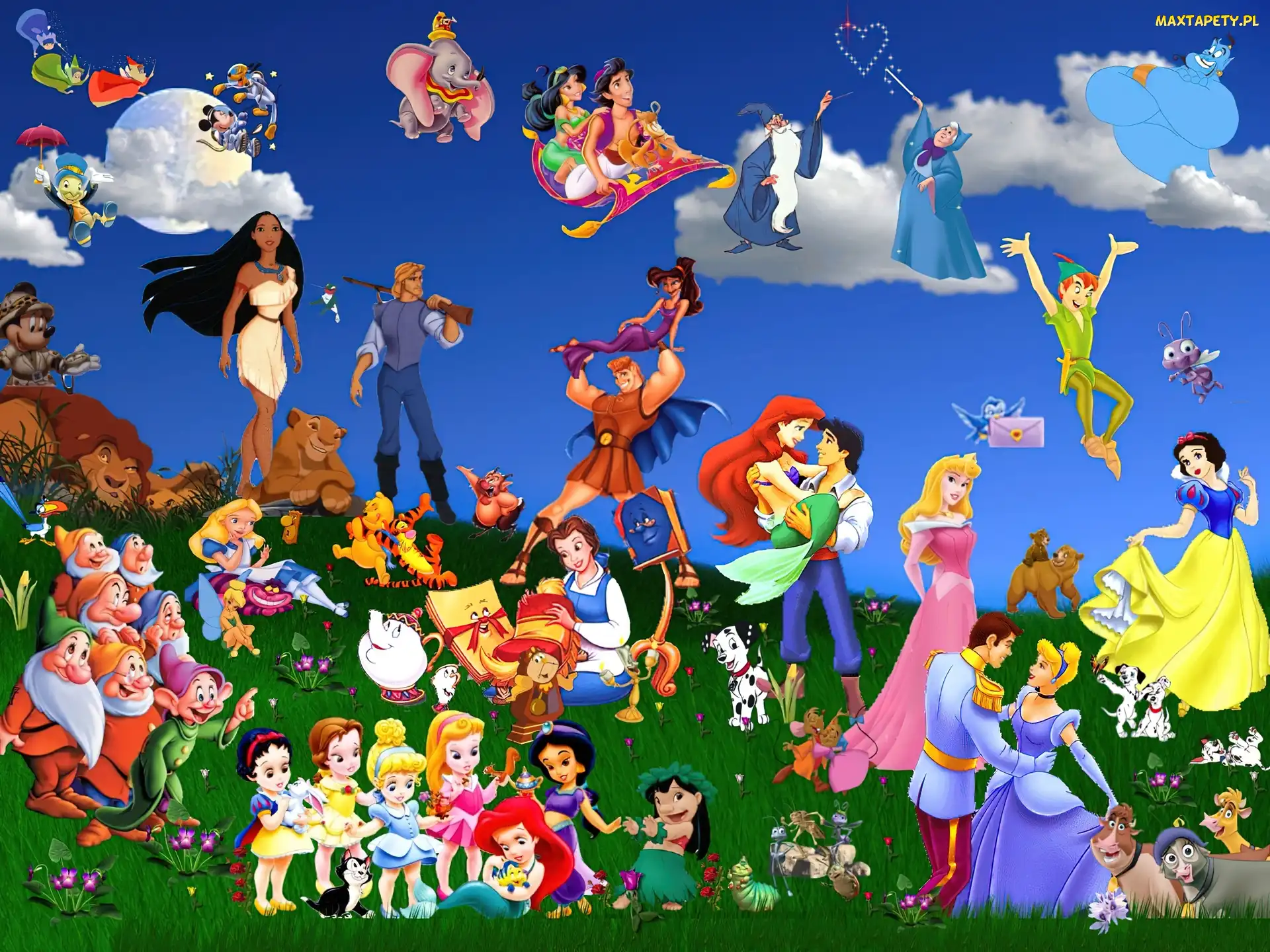 Postacie, Bajki, Disney