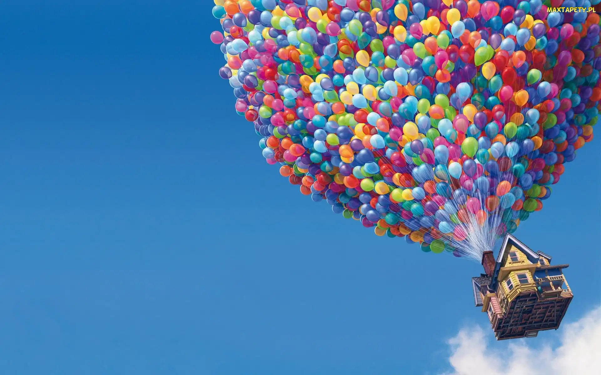 Up, Balony, Odlot
