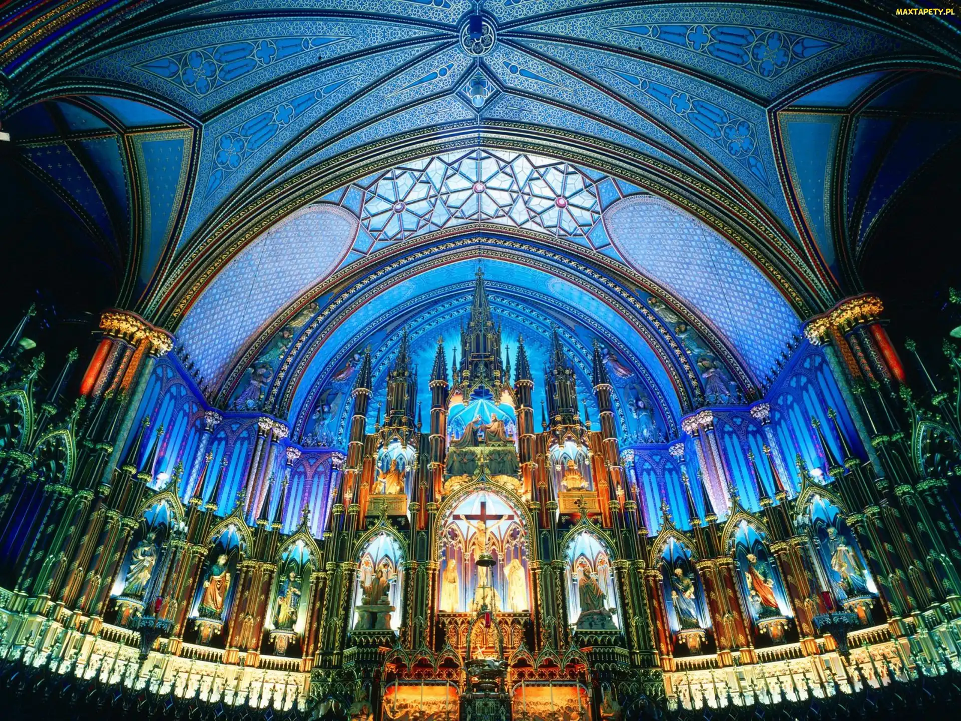 Notre, Kanada, Montreal, Dame, Bazylika